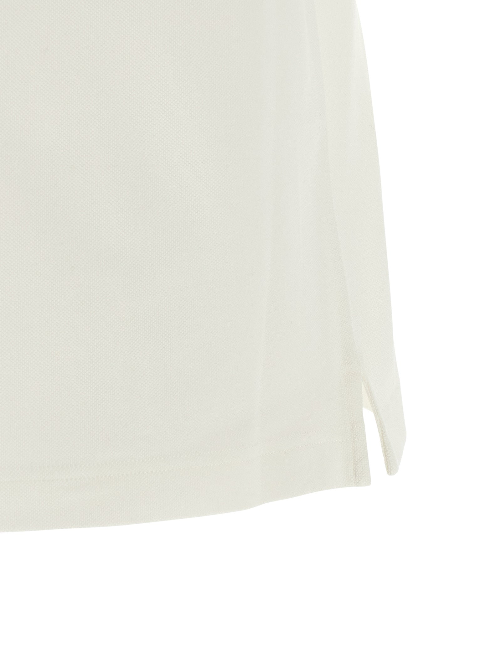 Burberry White Cotton Polo Shirt