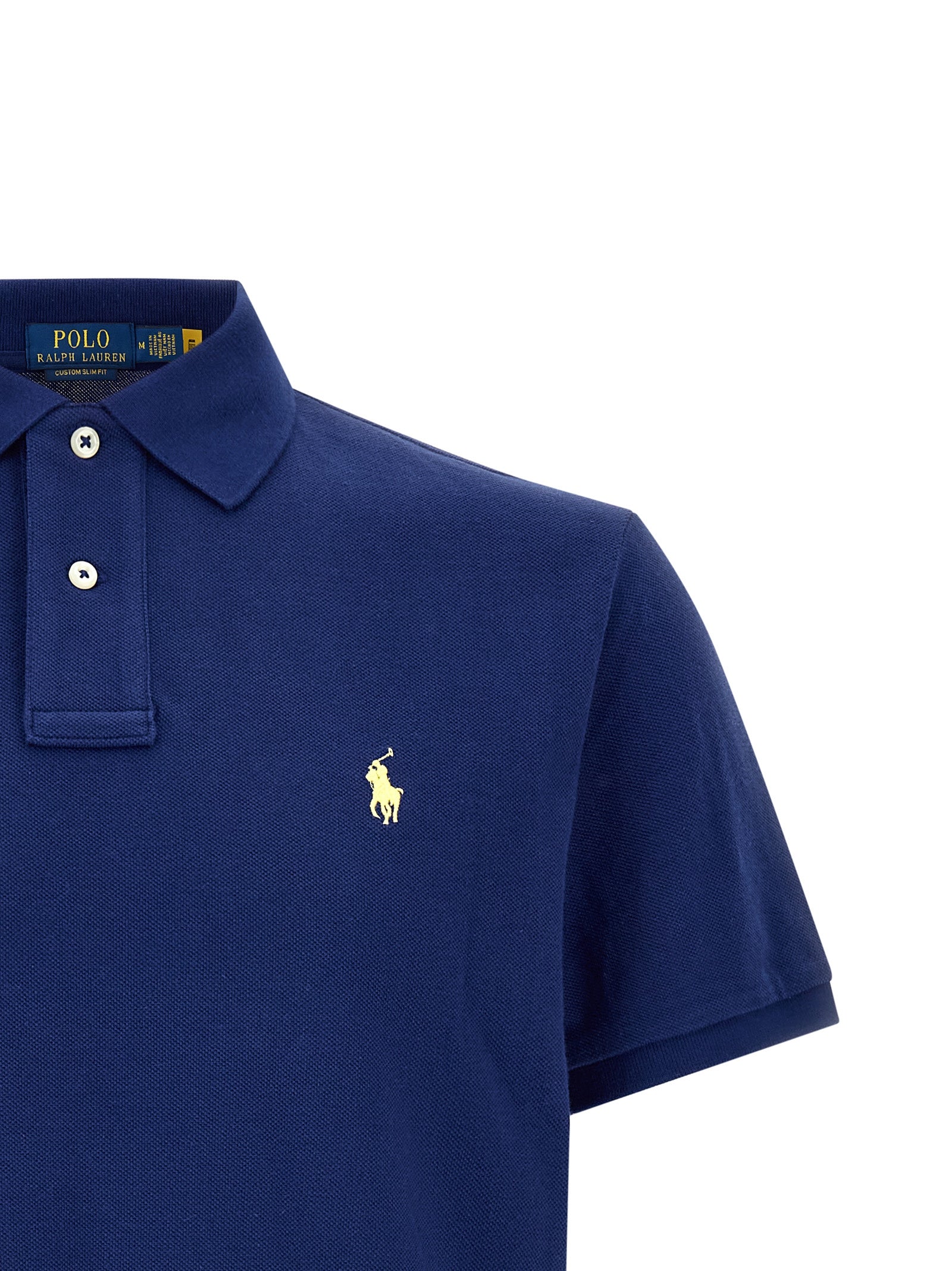 Polo Ralph Lauren Blue Cotton Polo Shirt