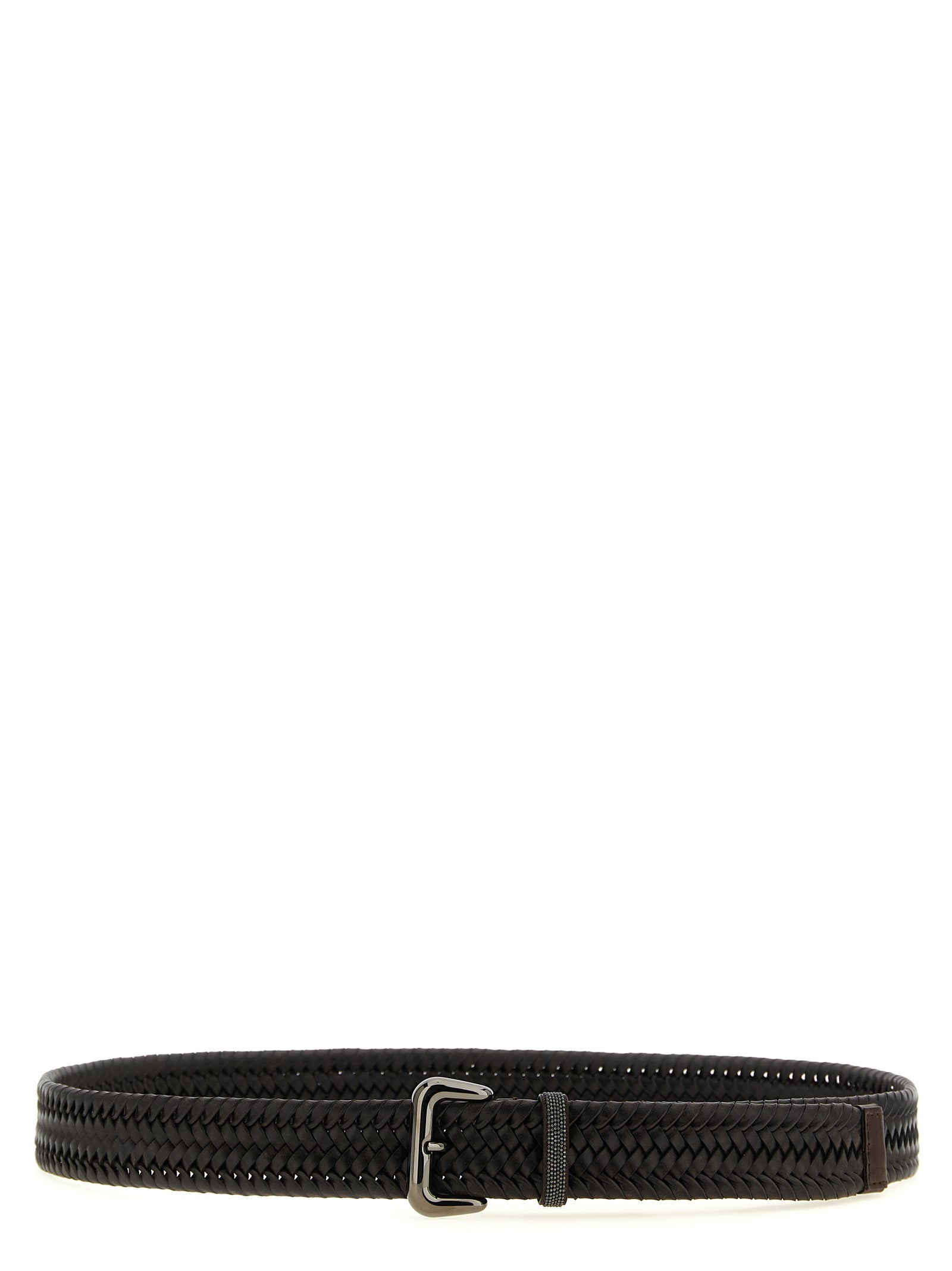 Brunello Cucinelli Brown Leather Regular Belt