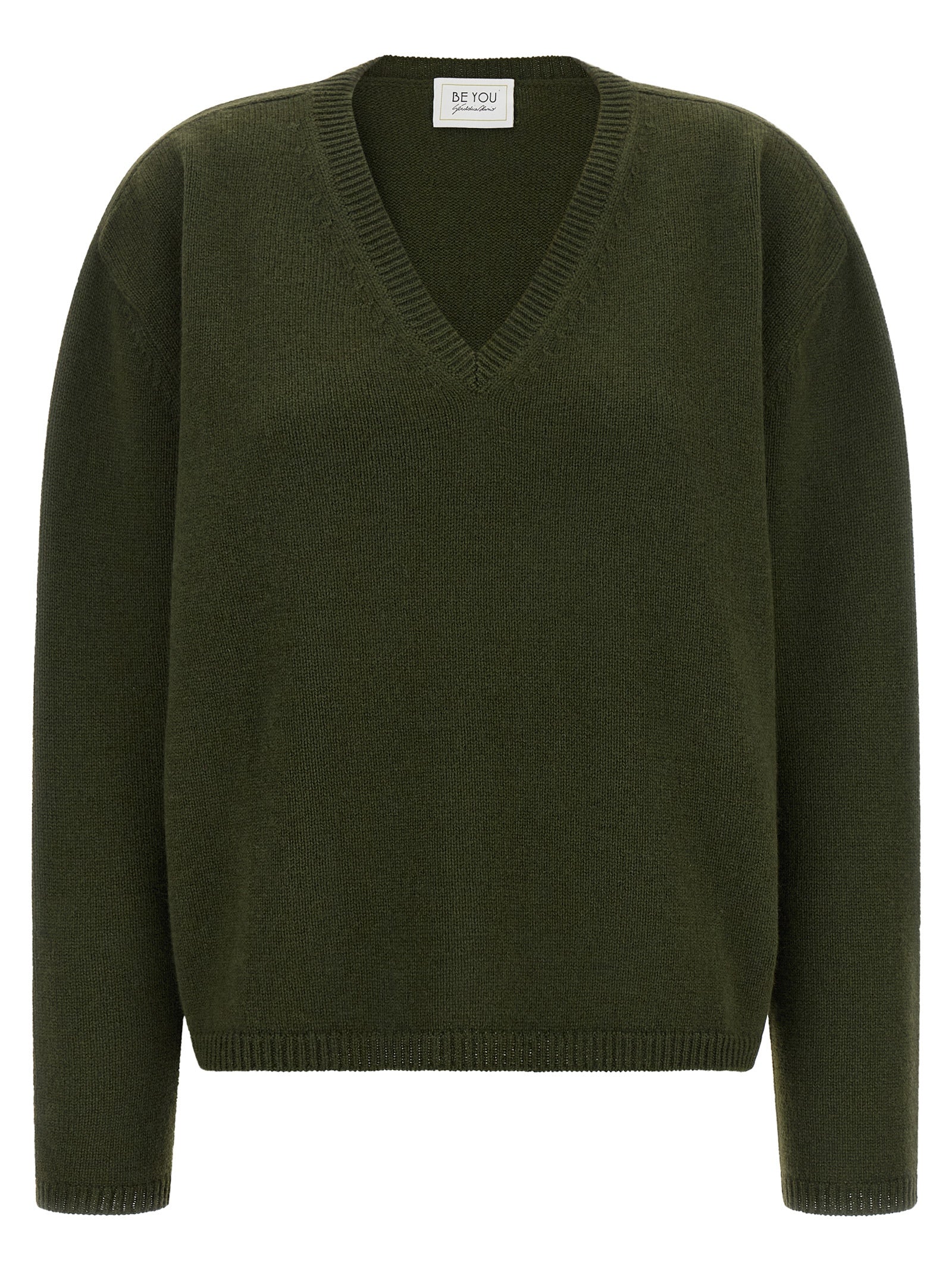 BE YOU Bicolor Cashmere Cardigan