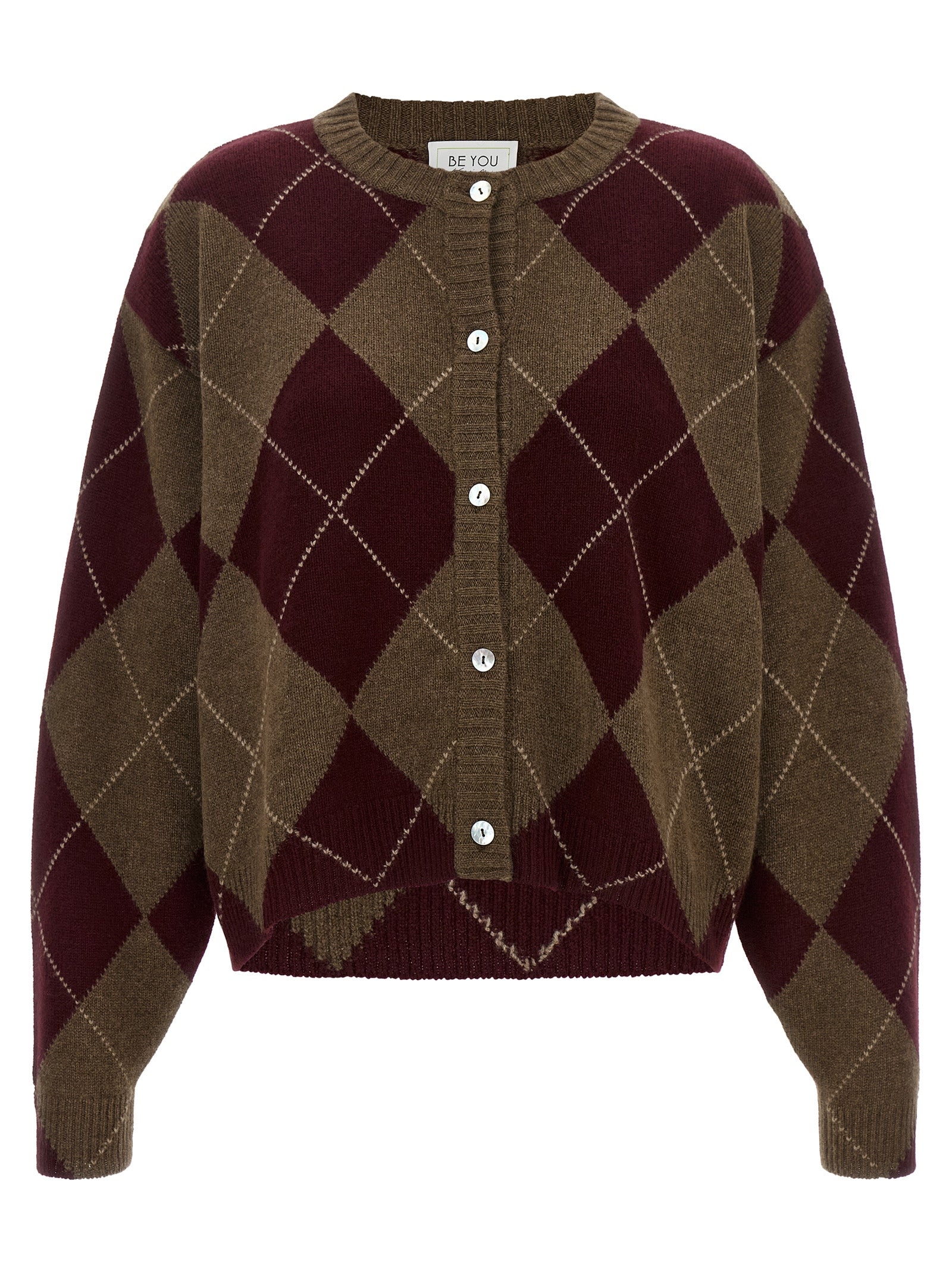 BE YOU Multicolor Cashmere Cardigan