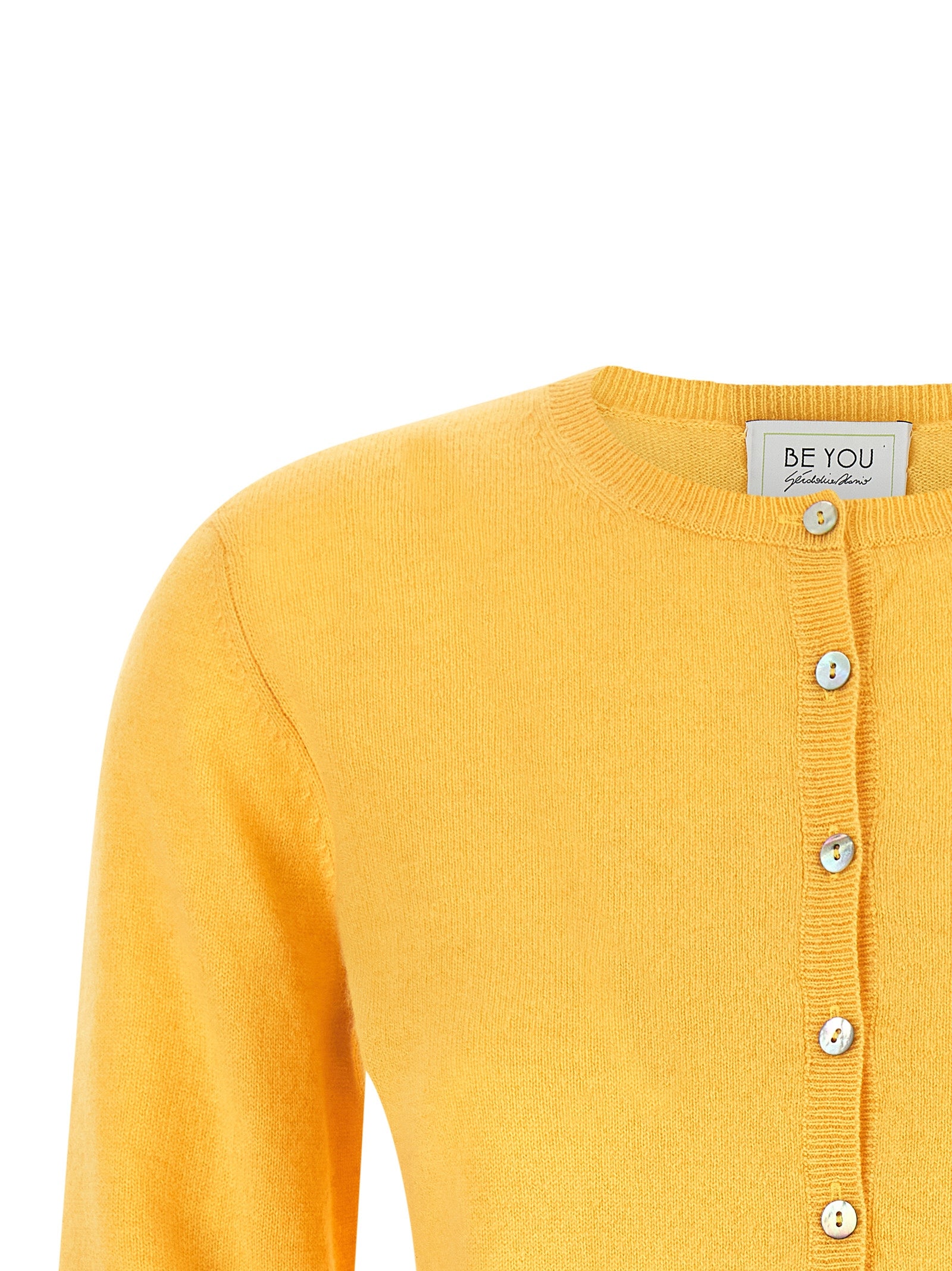 BE YOU Bicolor Cashmere Cardigan