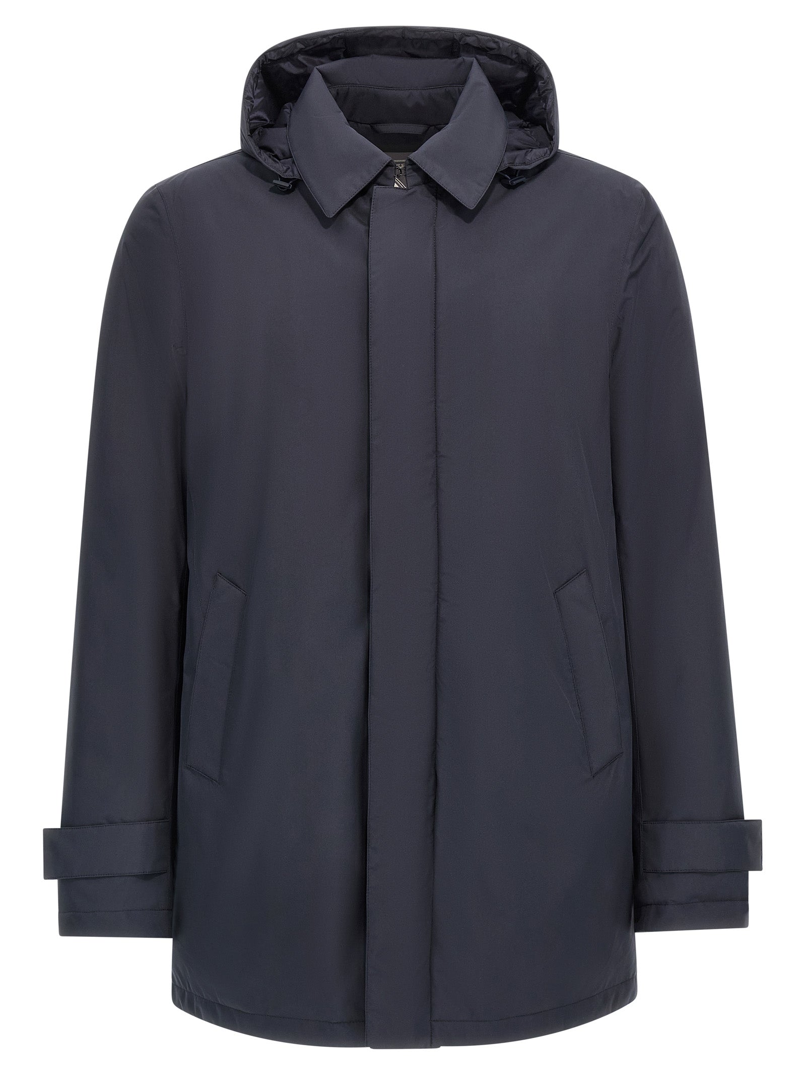 Herno Blue Polyester Parka