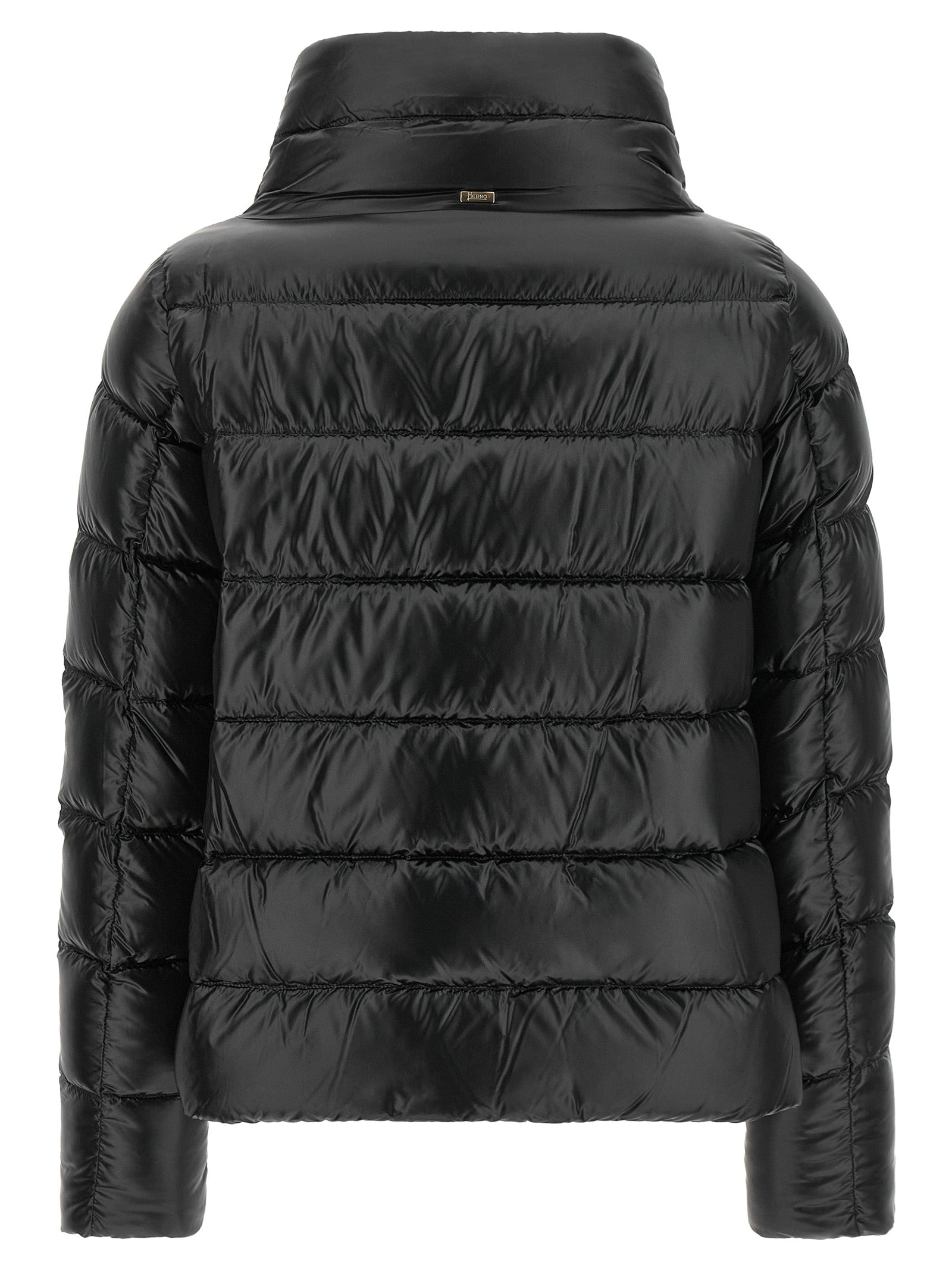 Herno Black Polyamide Full-Length Jacket