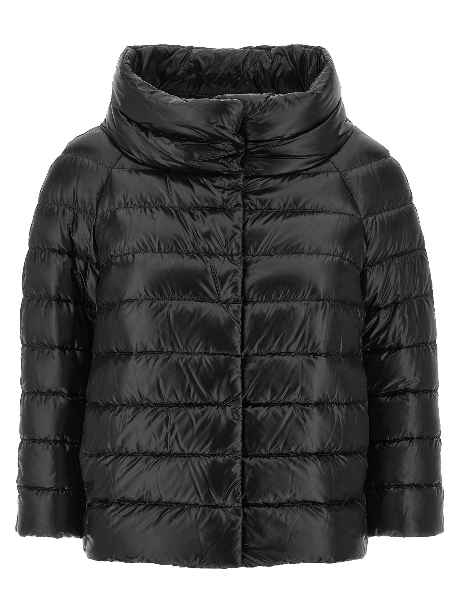Herno Black Polyamide Full-Length Jacket