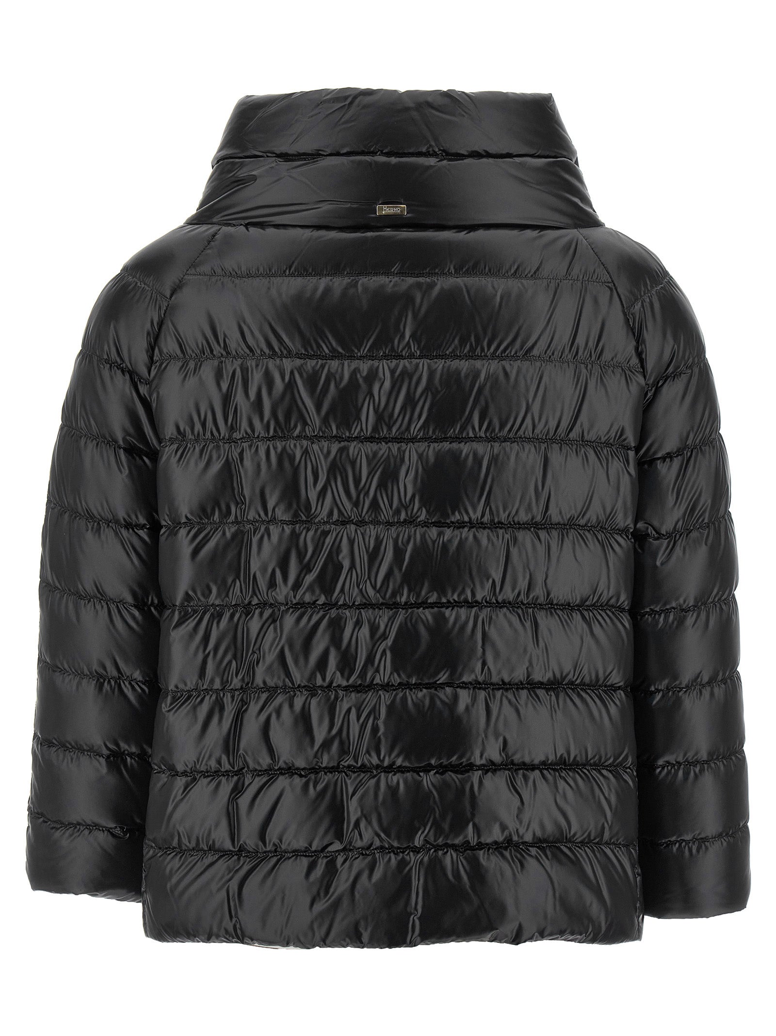 Herno Black Polyamide Full-Length Jacket