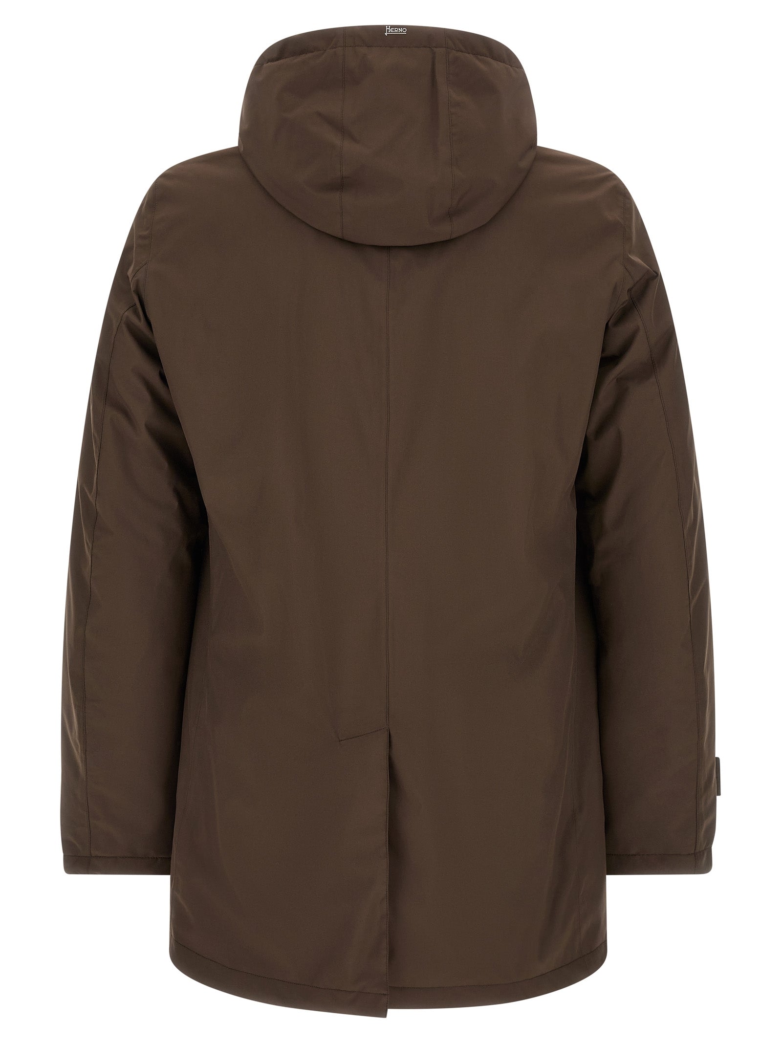 Herno Brown Polyester Parka