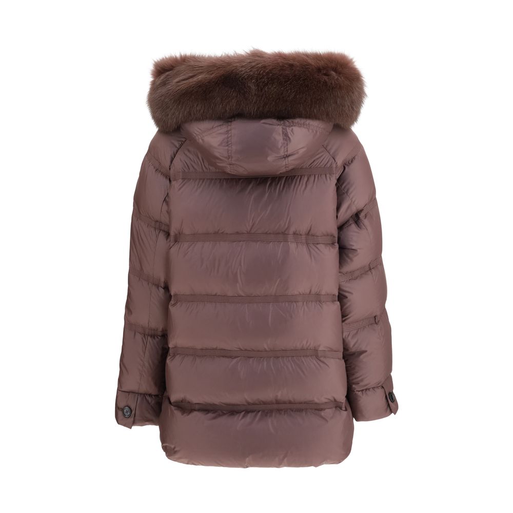 Peuterey Bordeaux Polyester Full-Length Jacket