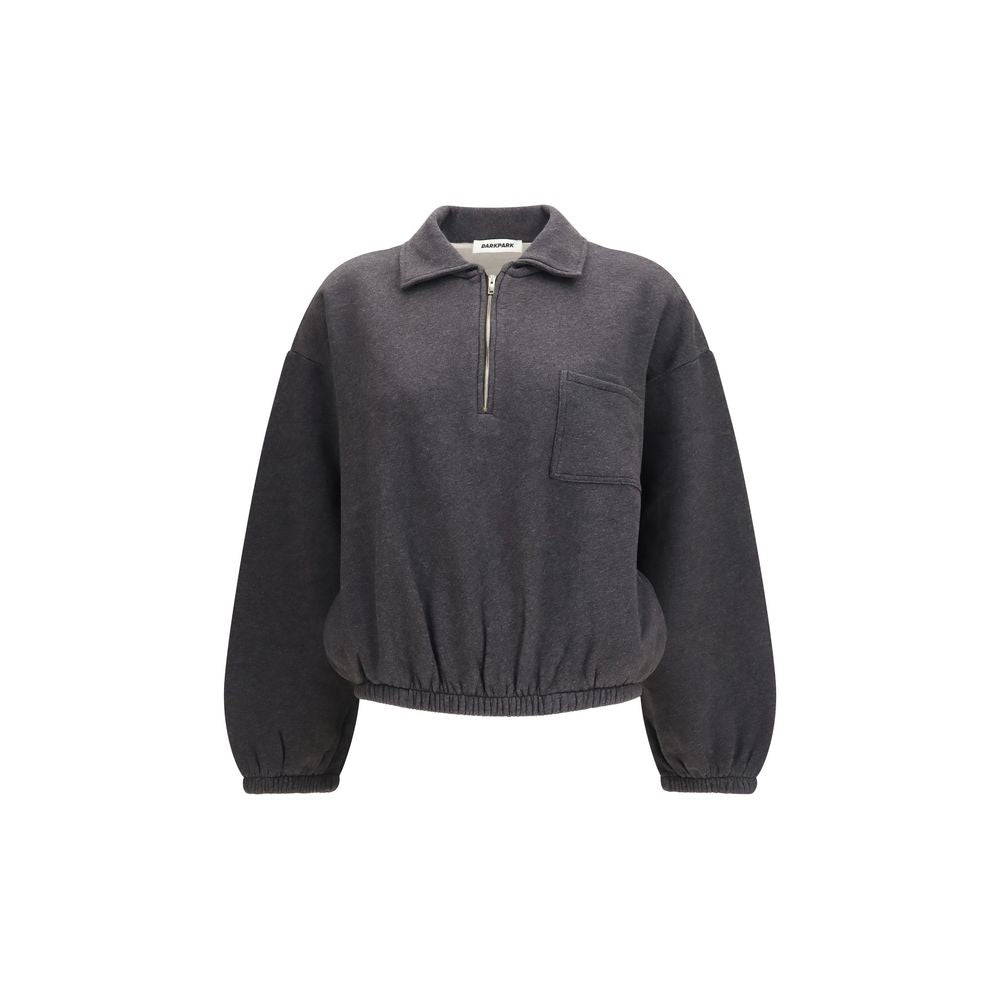 Darkpark Gray Cotton Sweatshirt