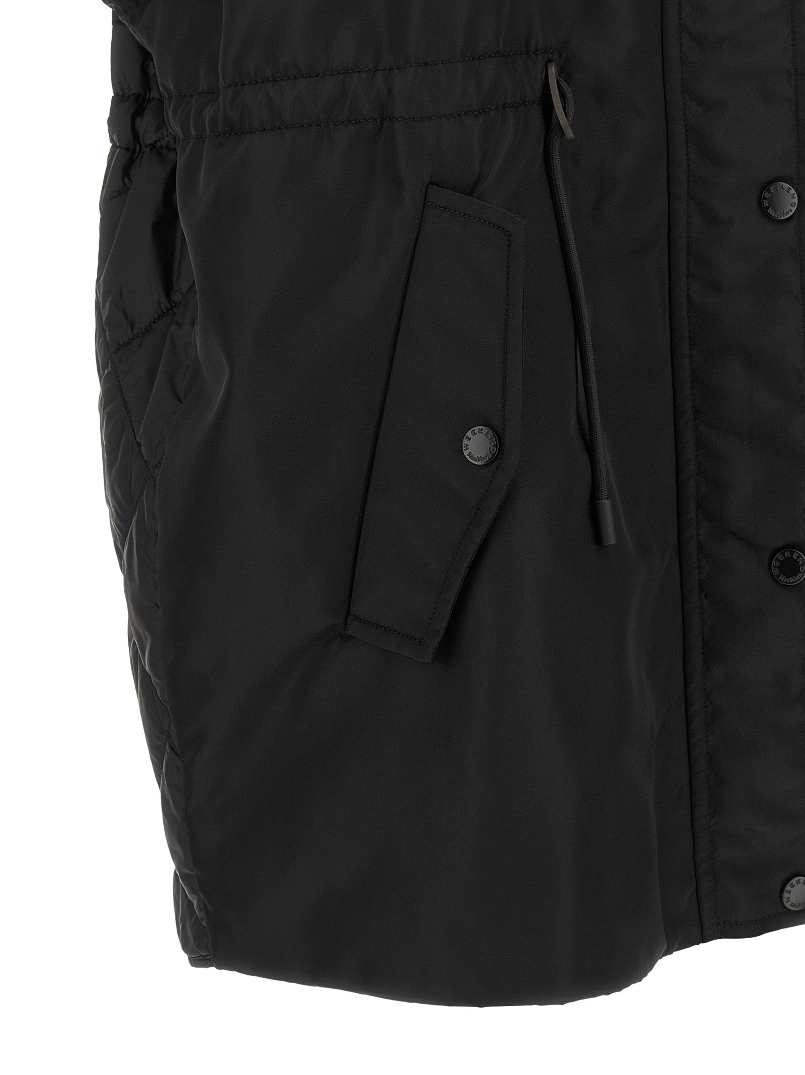 Max Mara Black Polyamide Sleeveless Jacket
