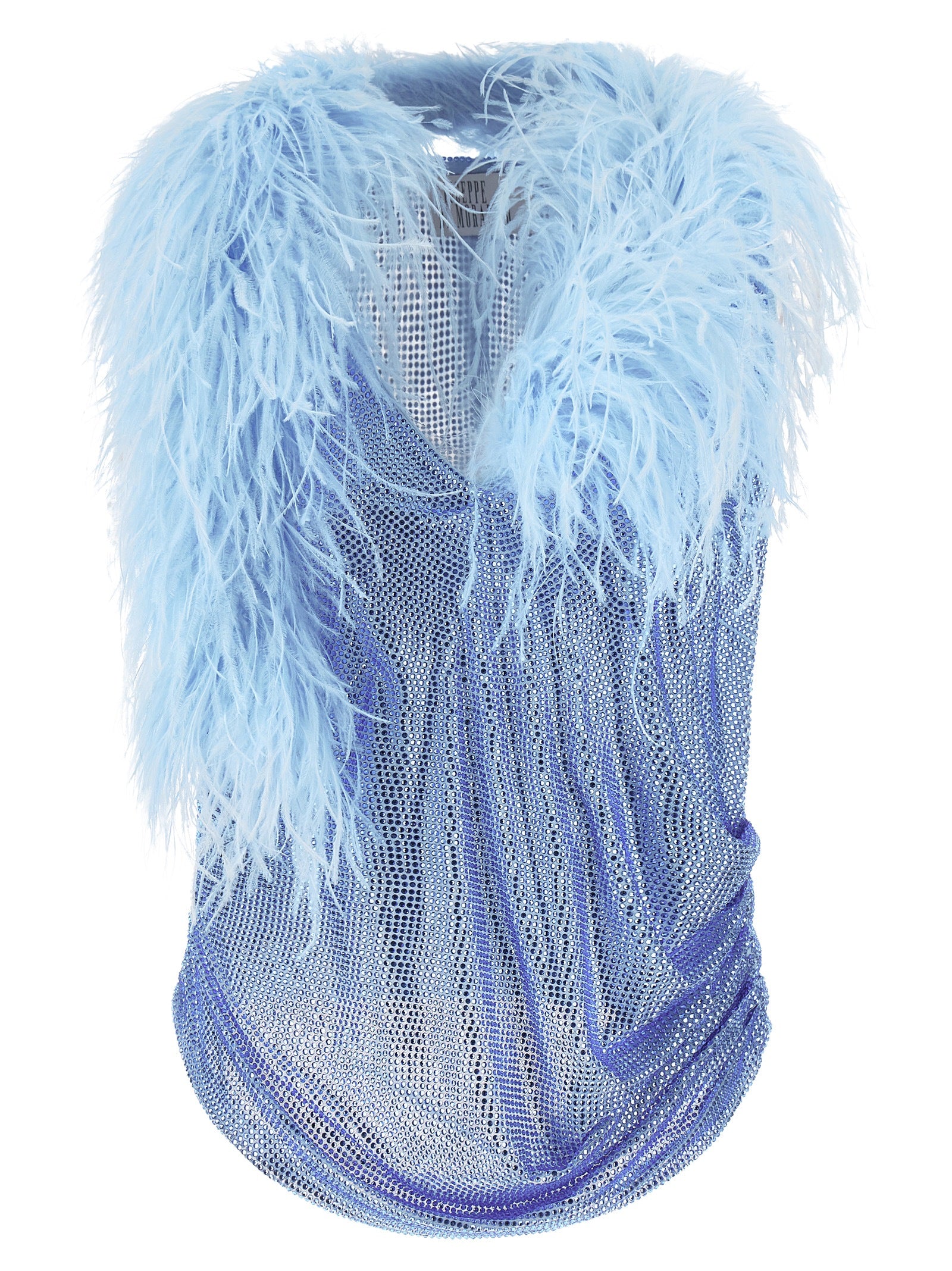 Giuseppe Di Morabito Blue Polyamide Tank Tops