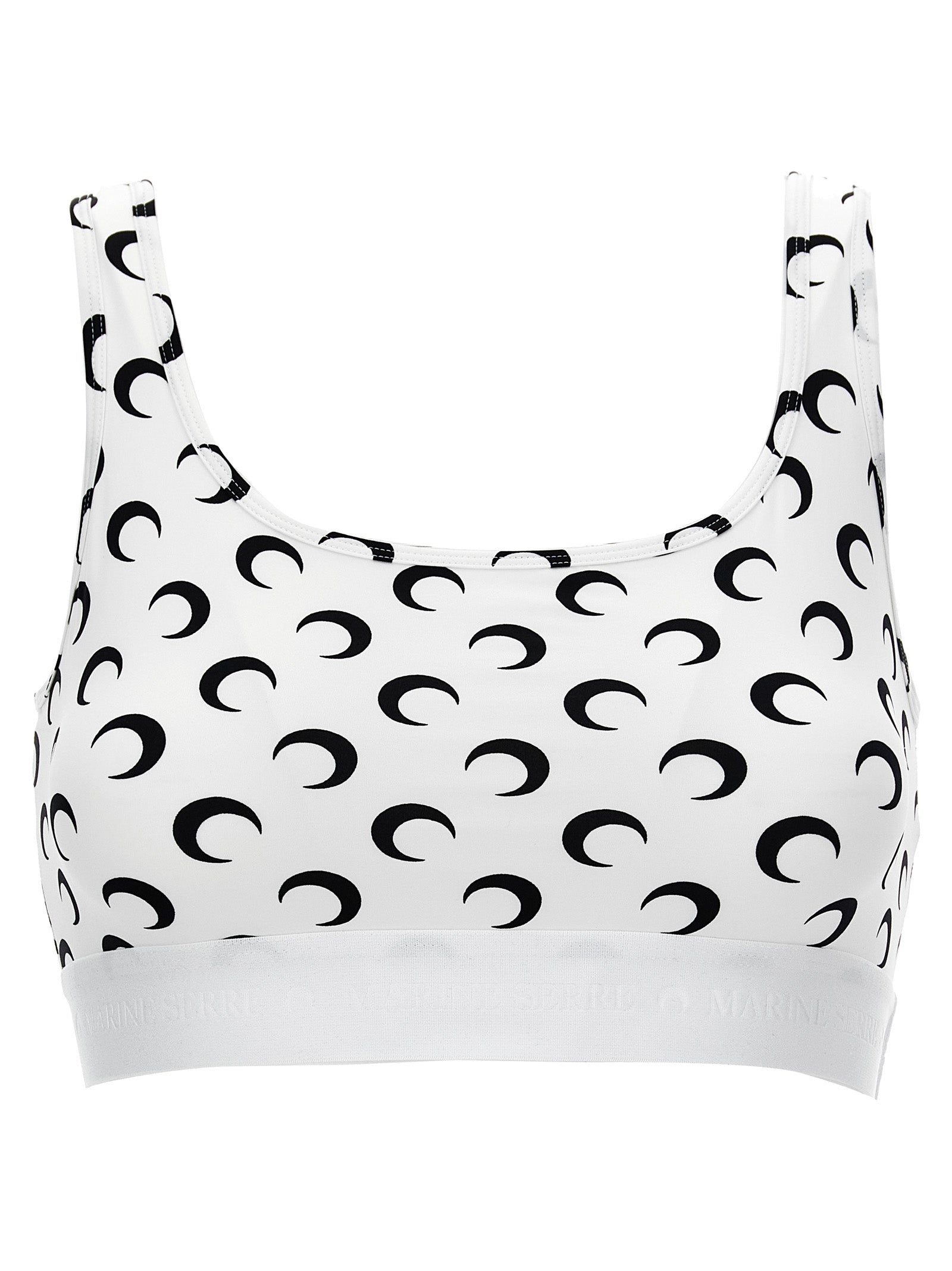 Marine Serre Bicolor Polyamide Sport Bra
