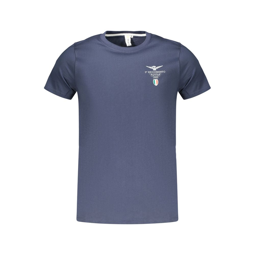 Accademia Militare Blue Cotton T-Shirt
