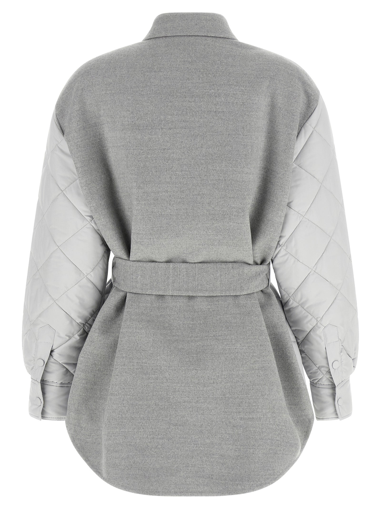 Fabiana Filippi Gray Polyester Shell Jacket