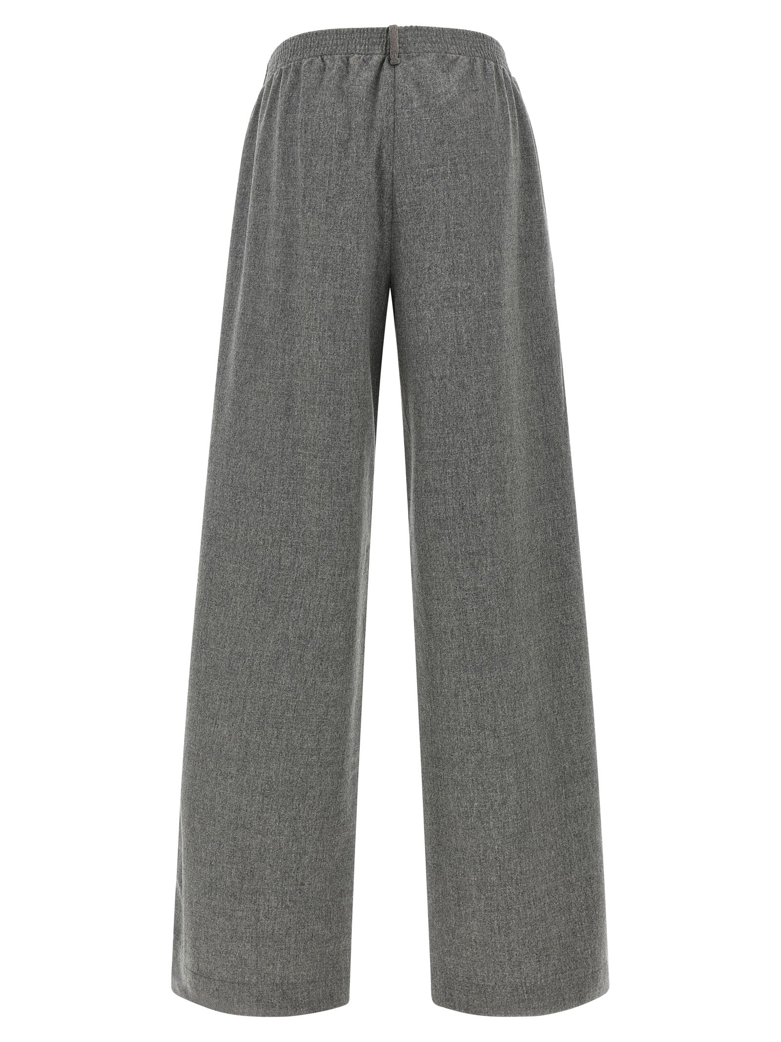 Fabiana Filippi Gray Virgin Wool Cargo Pants