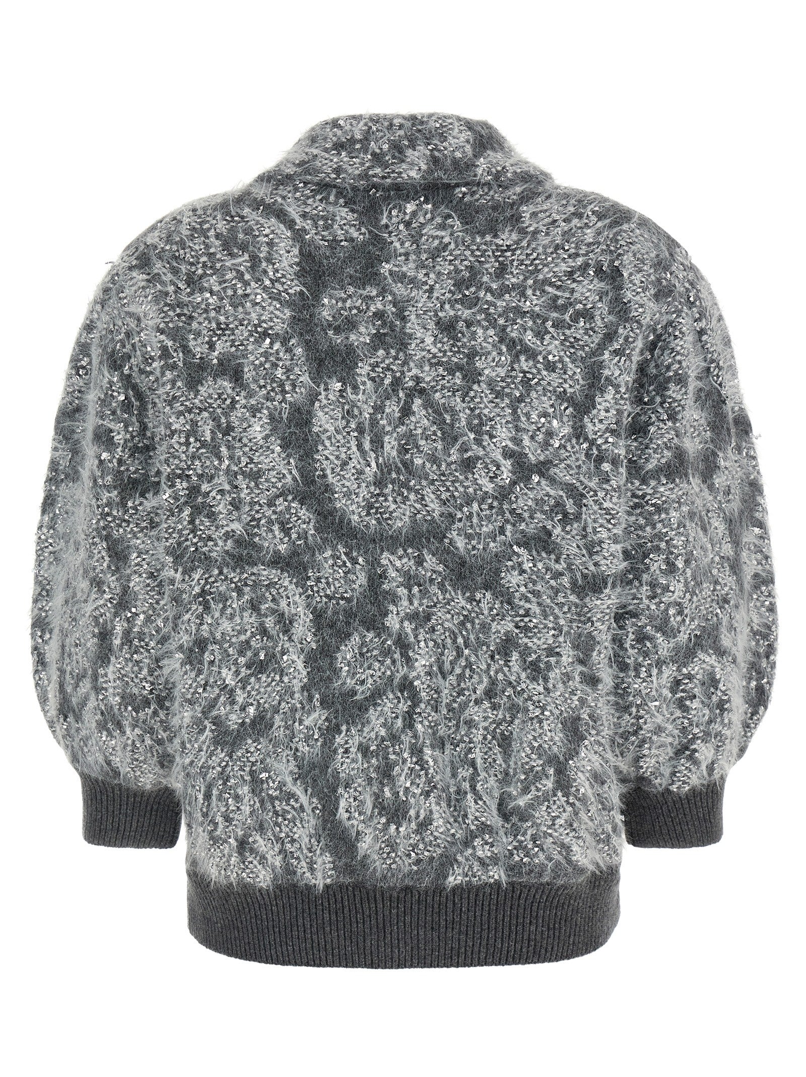 NUDE Gray Wool Cardigan