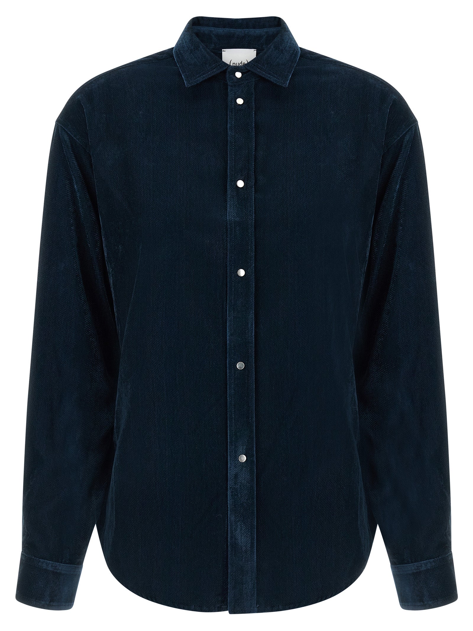 NUDE Blue Viscose Blouse