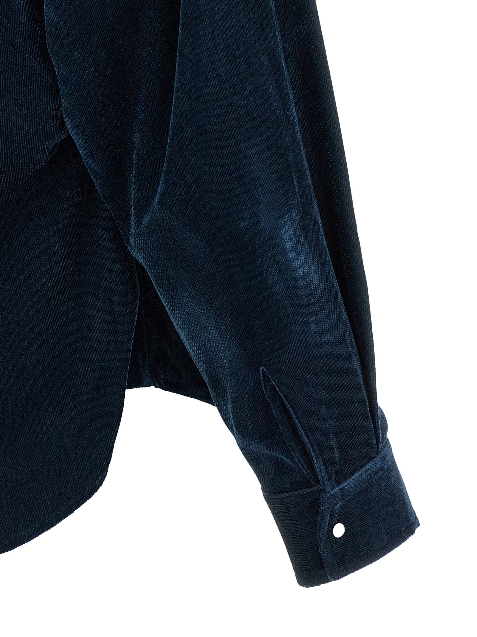 NUDE Blue Viscose Blouse