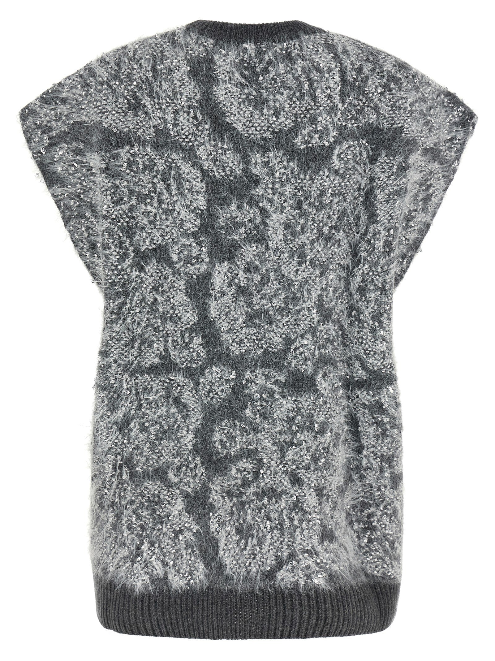 NUDE Gray Wool Cardigan