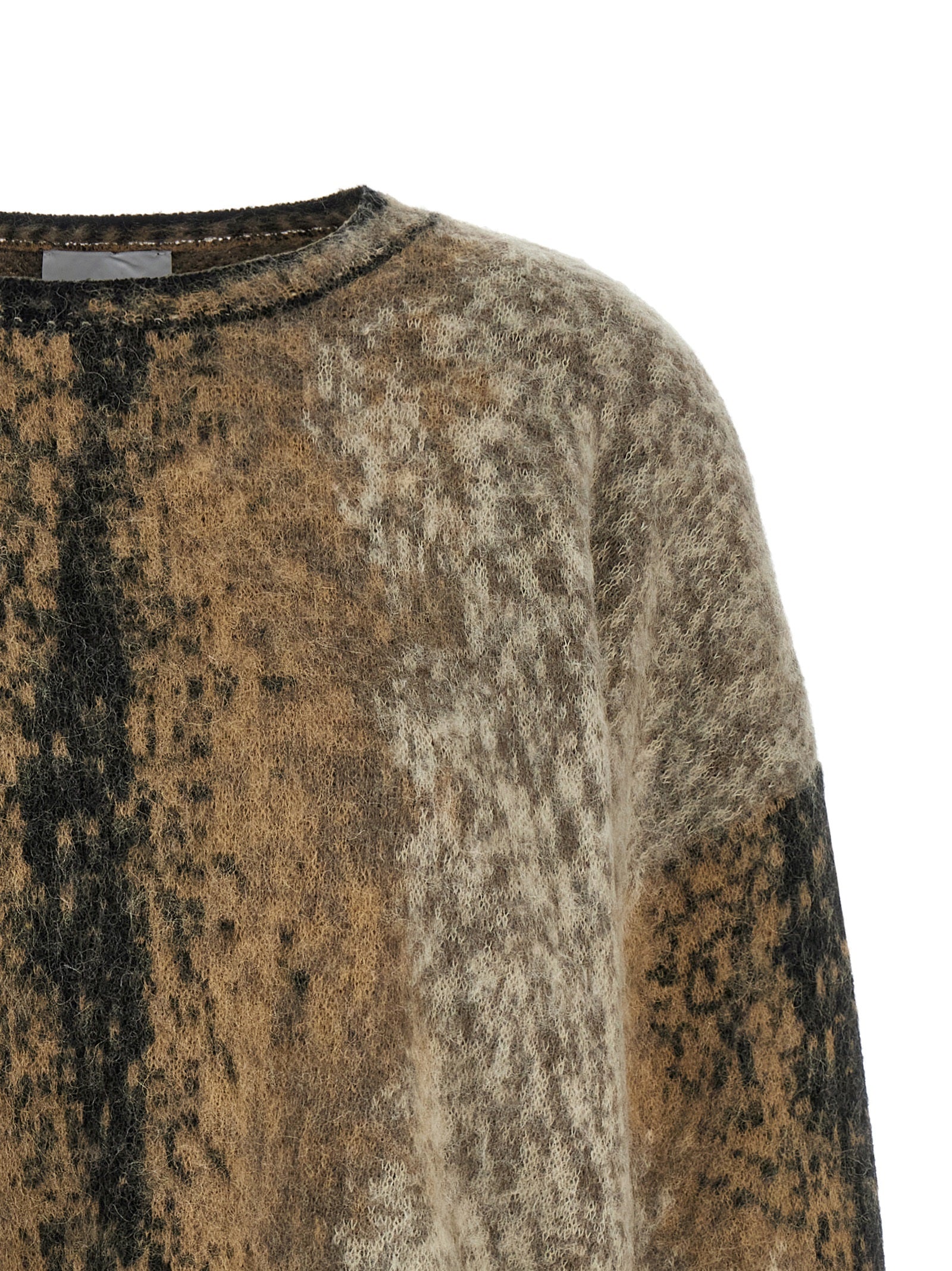 NUDE Brown Wool Cardigan