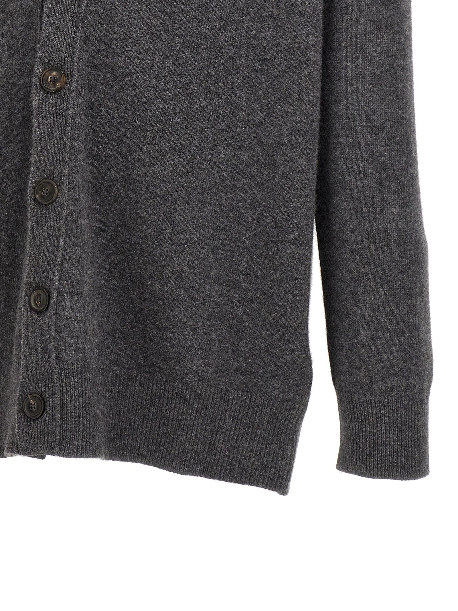Maison Margiela Gray Wool Cardigan
