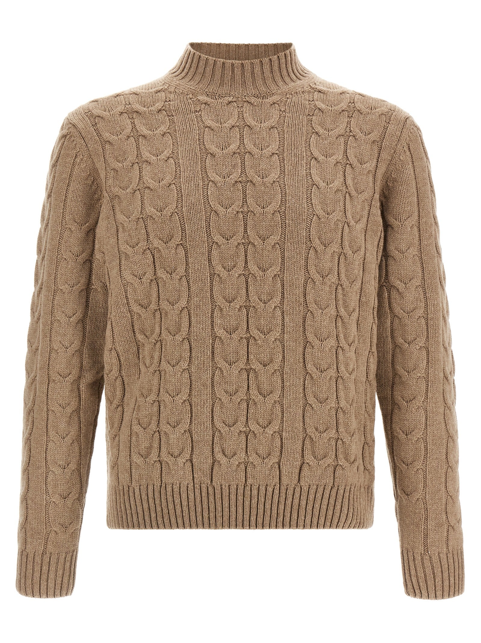 ZANONE Beige Virgin Wool Cardigan
