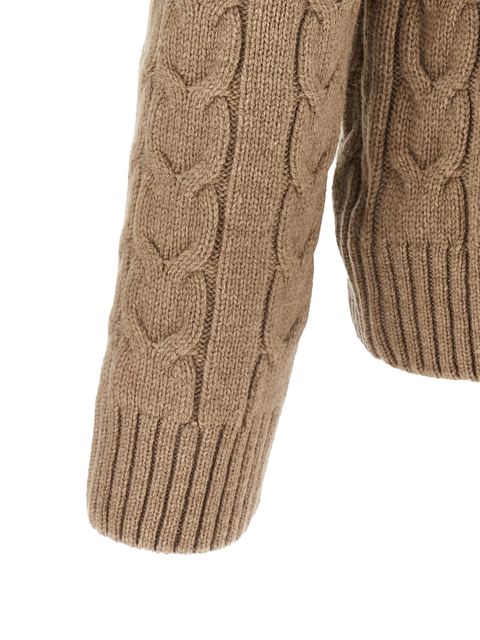 ZANONE Beige Virgin Wool Cardigan