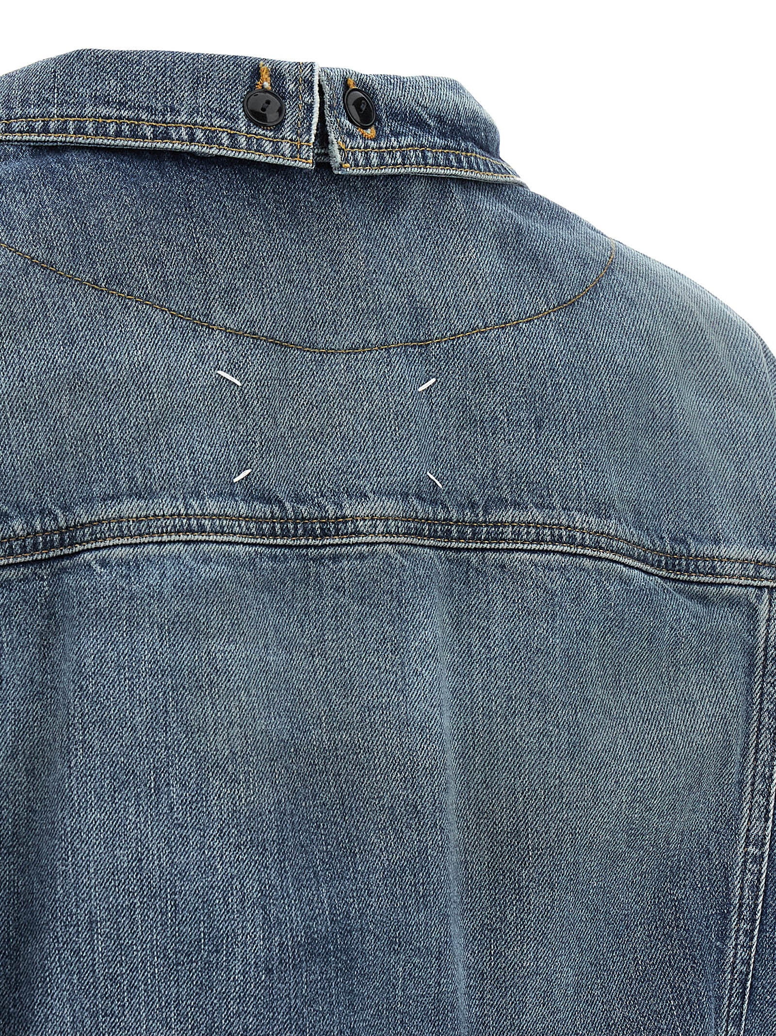 Maison Margiela Blue Cotton Denim Jacket