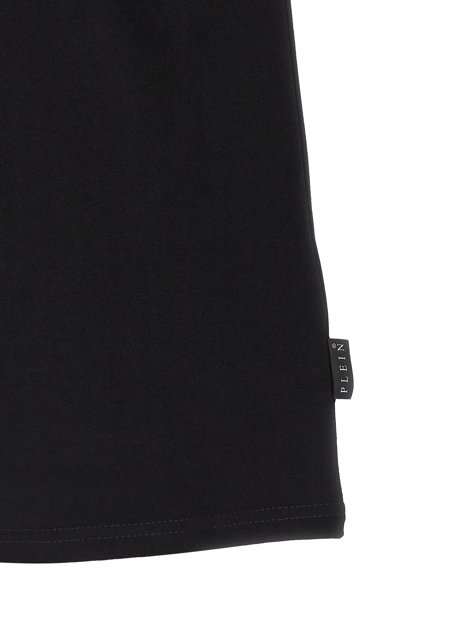 Philipp Plein Black Cotton T-Shirt