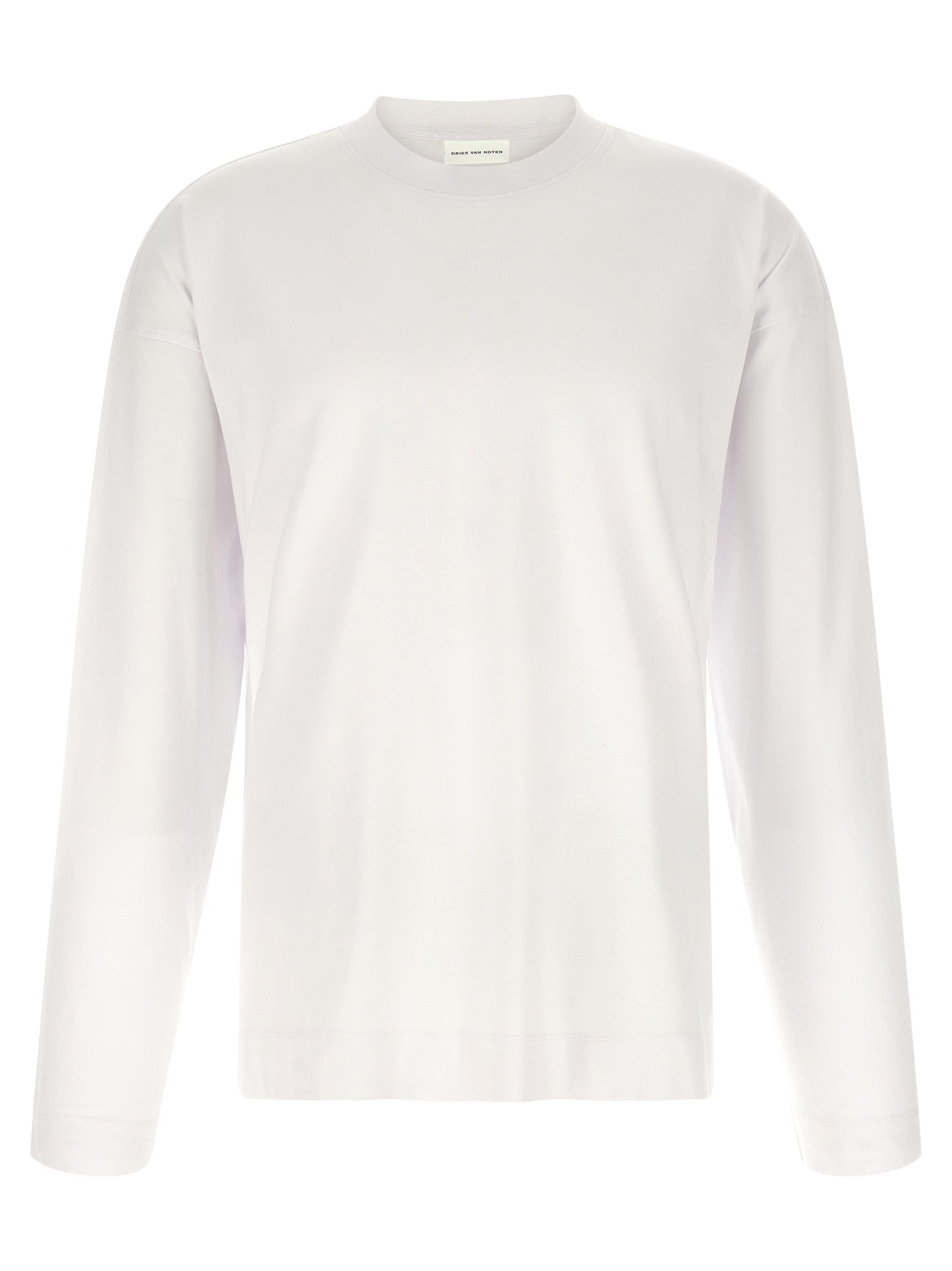 Dries Van Noten White Cotton T-Shirt