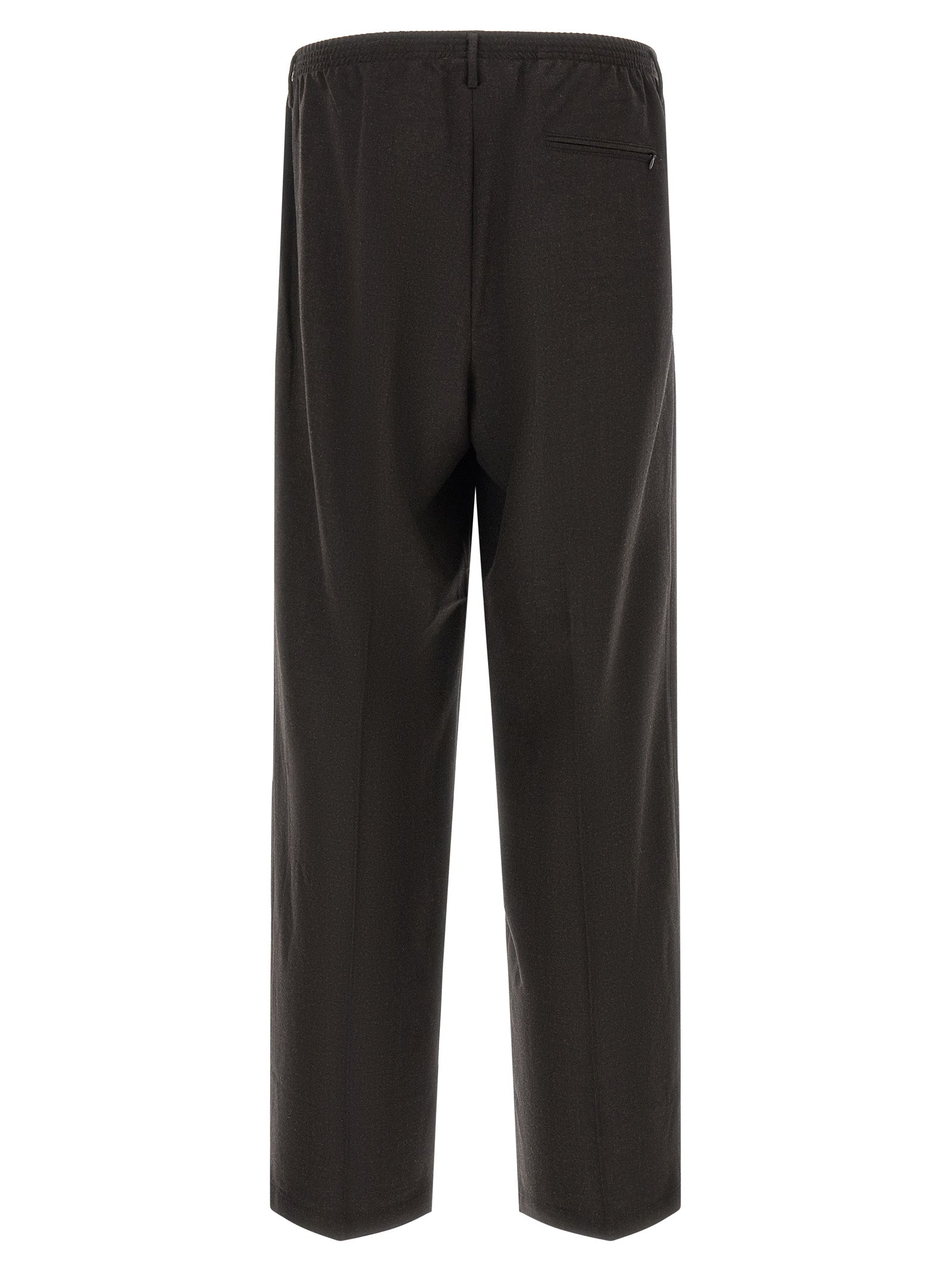 CELLAR DOOR Brown Virgin Wool Dress Pants