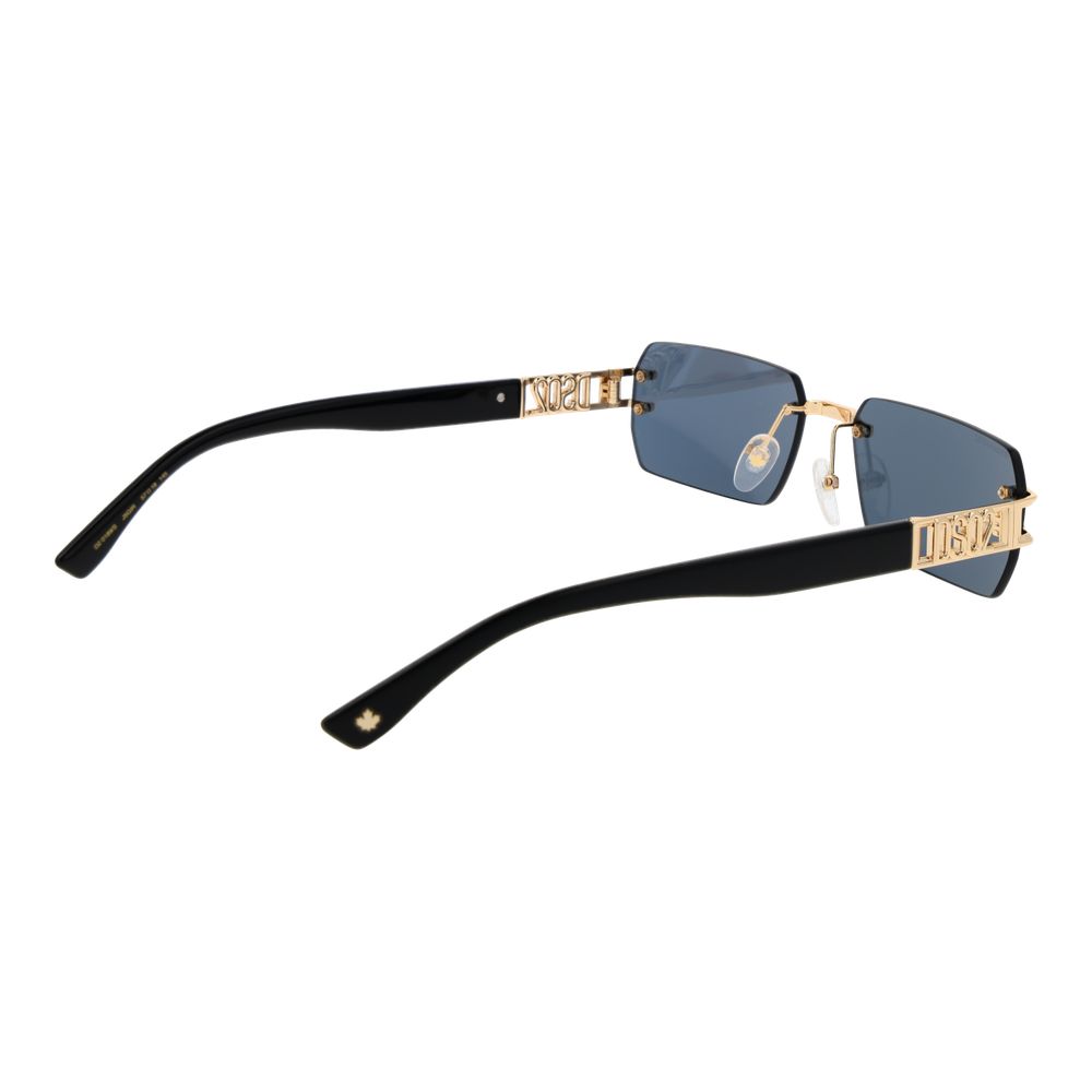 Dsquared² Gold Metal Sunglasses