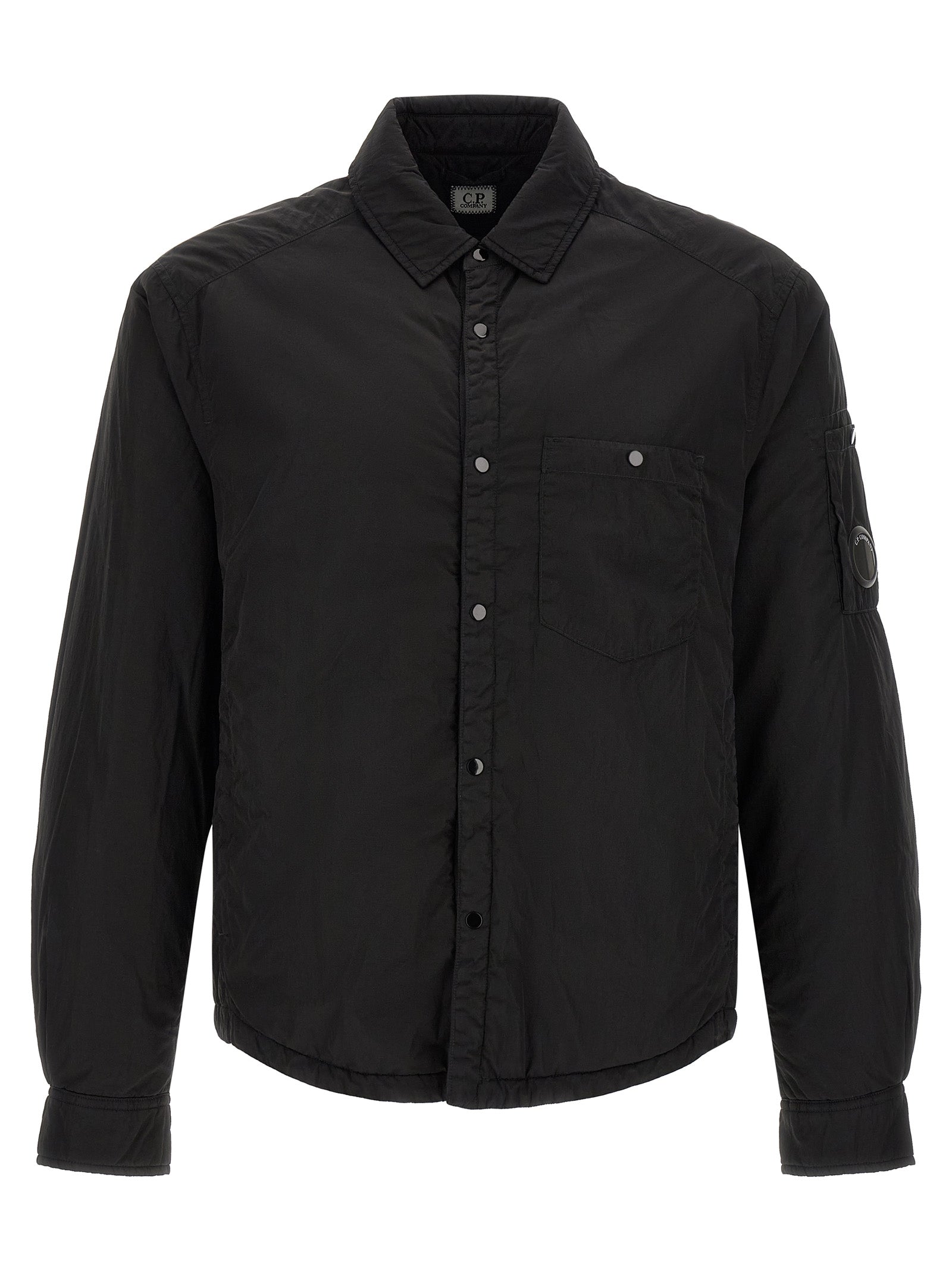 C.P. Company Black Polyamide Full-Length Jacket
