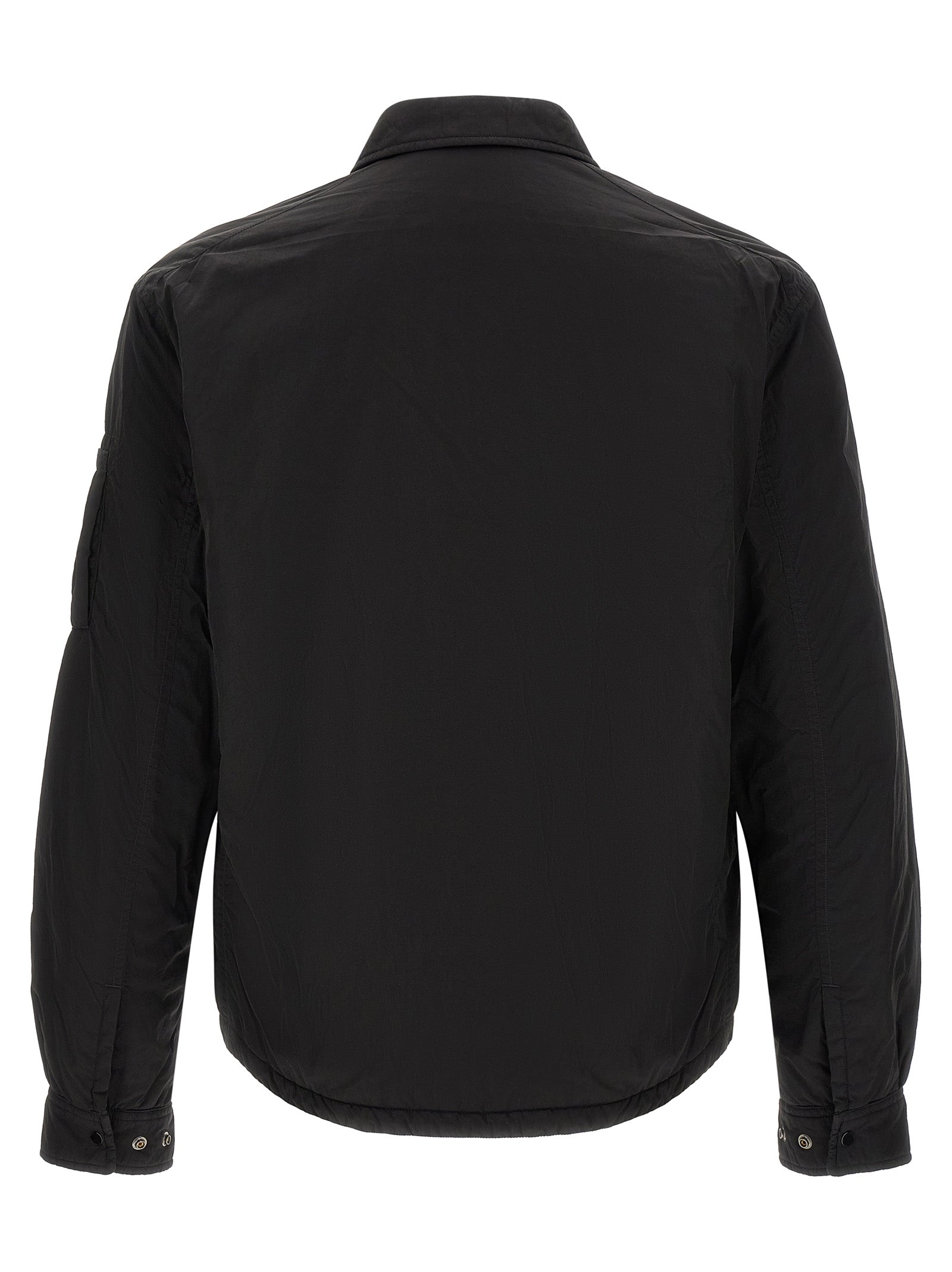 C.P. Company Black Polyamide Full-Length Jacket