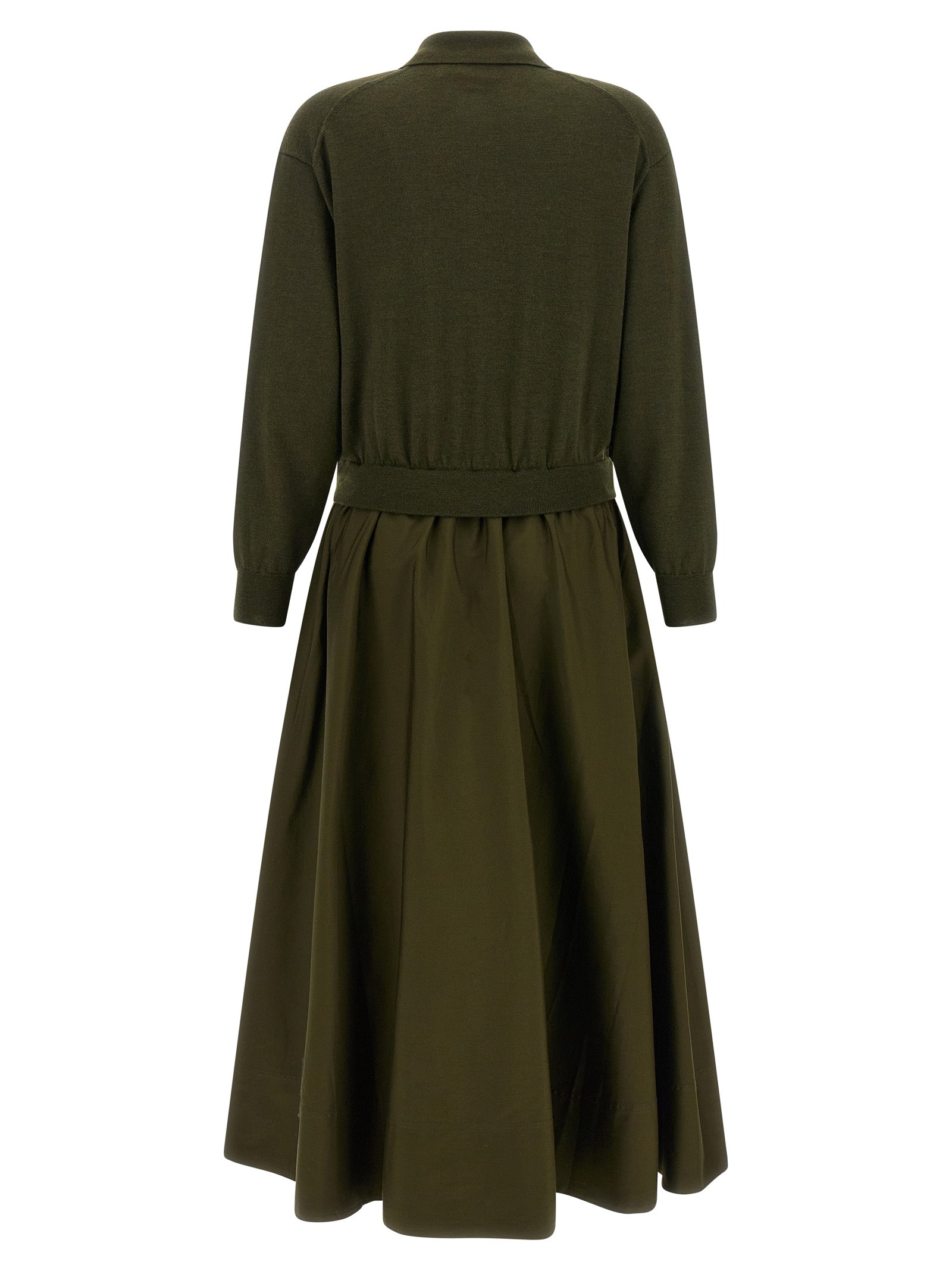 Polo Ralph Lauren Bicolor Wool Long Dress