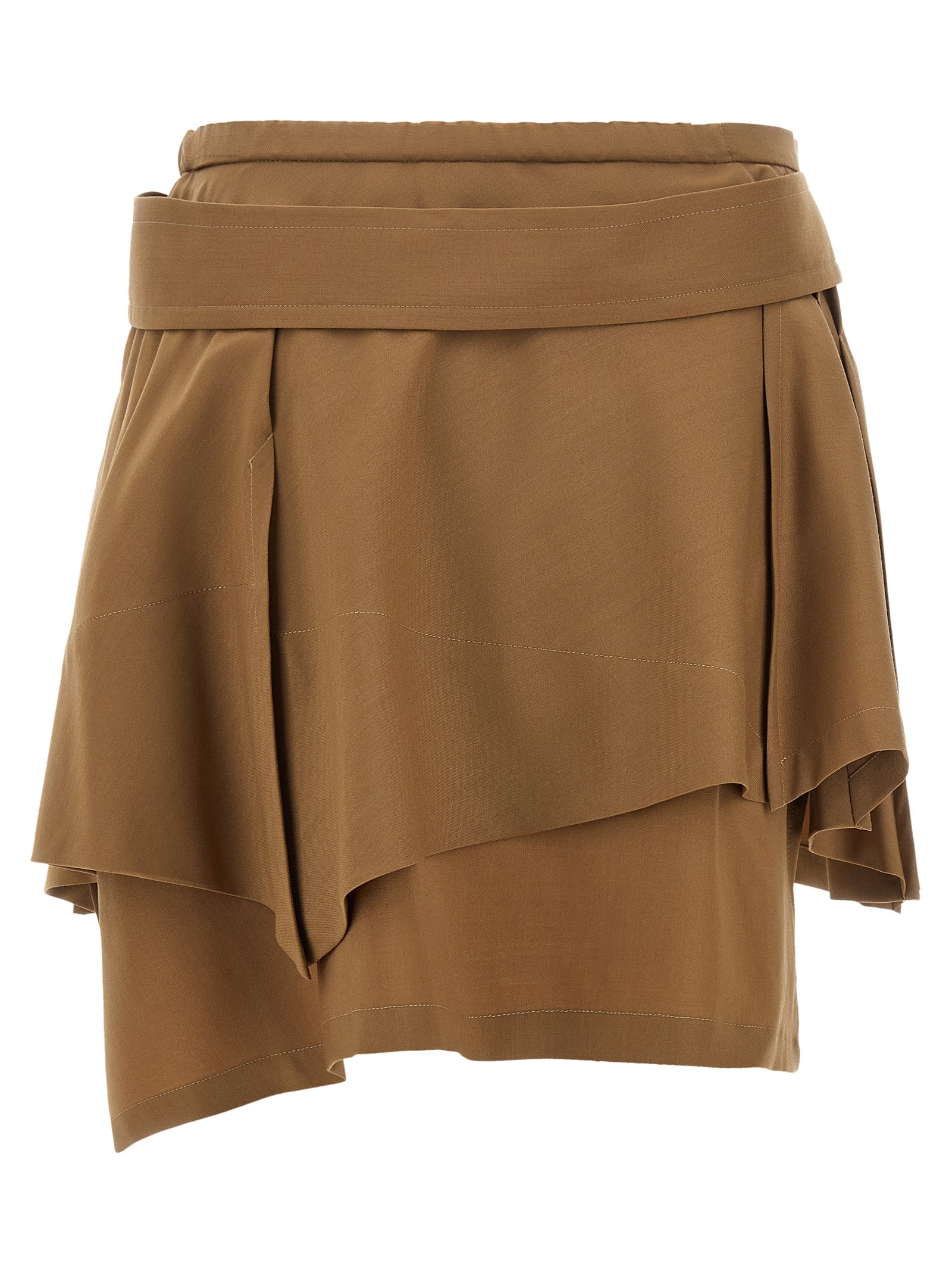 Vivienne Westwood Brown Virgin Wool Long Skirt