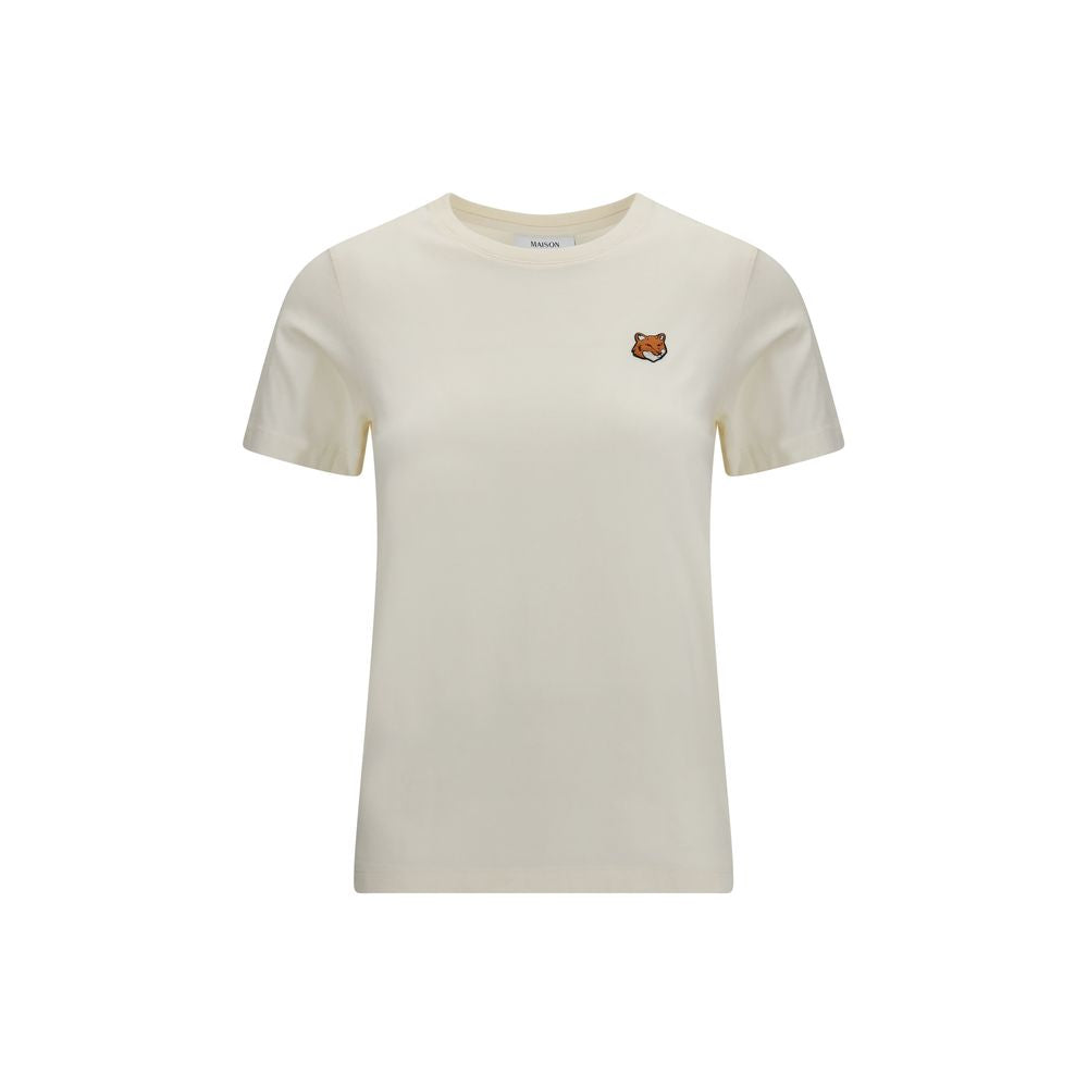 Maison Kitsuné Beige Cotton T-Shirt