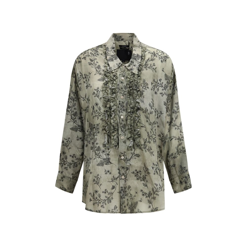 R13 Bicolor Viscose Blouse