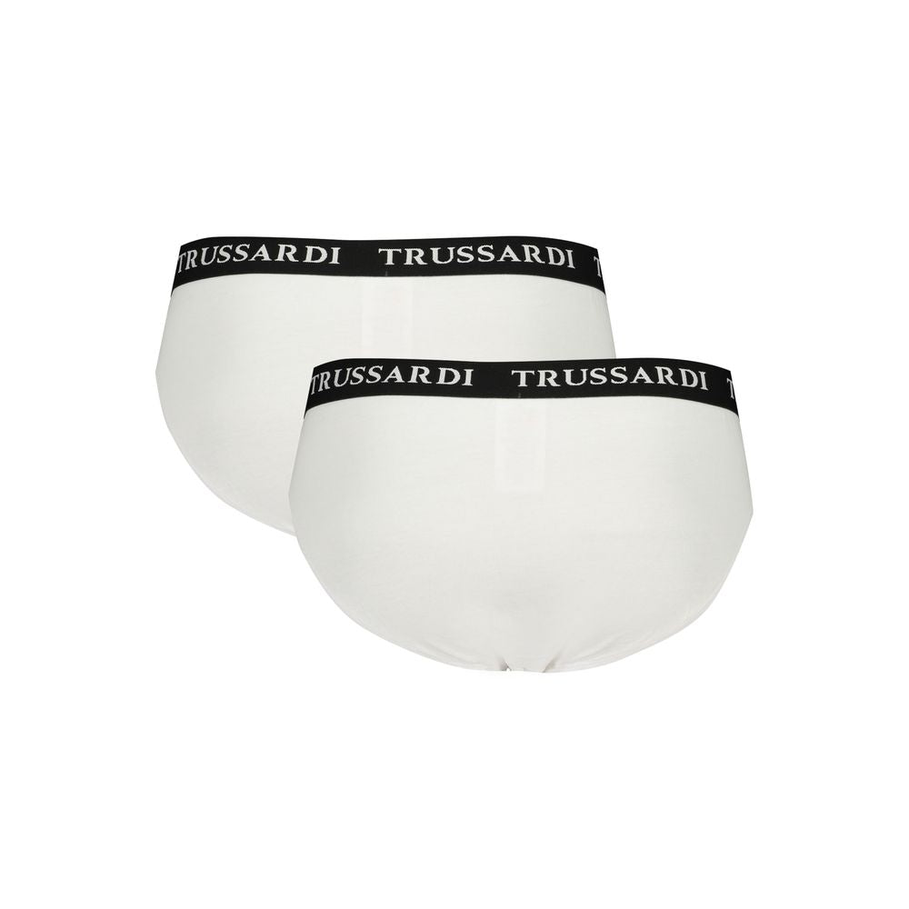Trussardi Bianco Cotton Men's Underwear