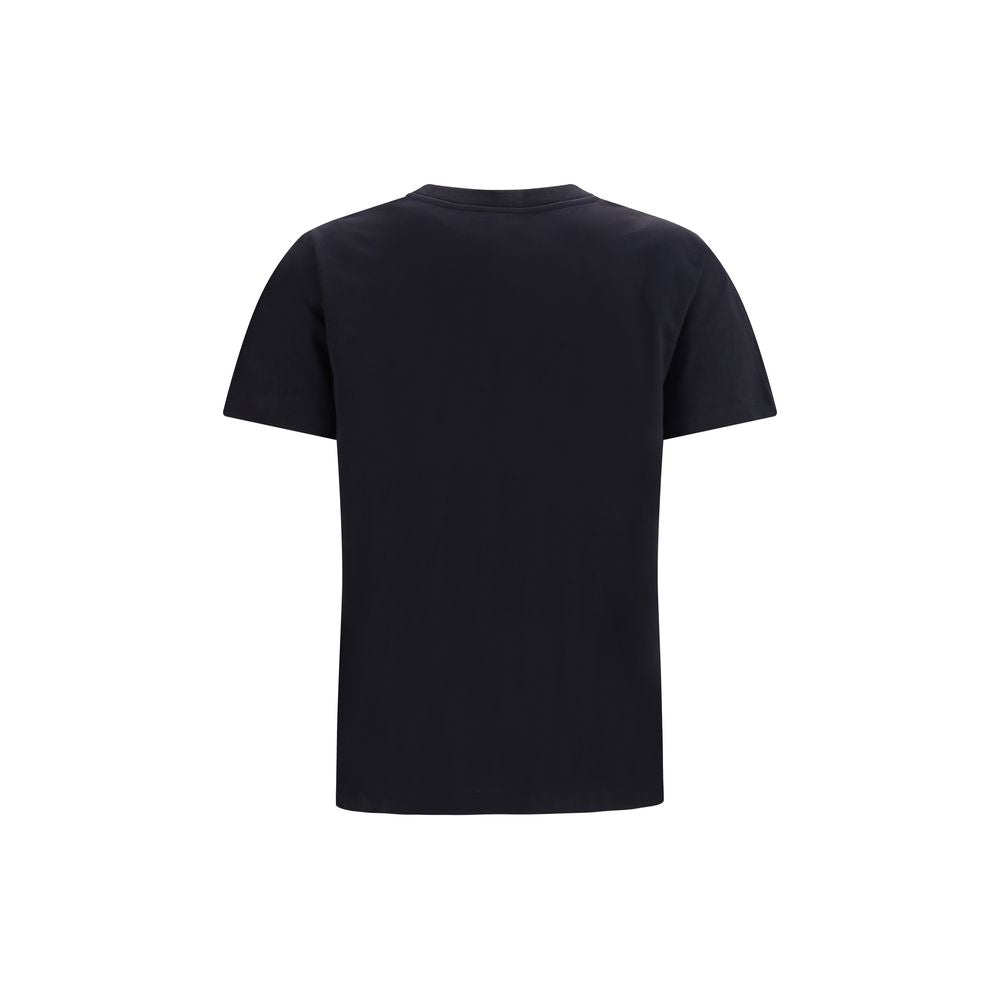 Ganni Gray Cotton T-Shirt