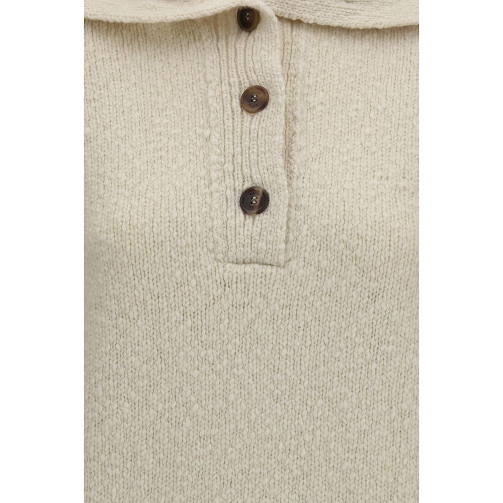 Malo Beige Cashmere Sweatshirt
