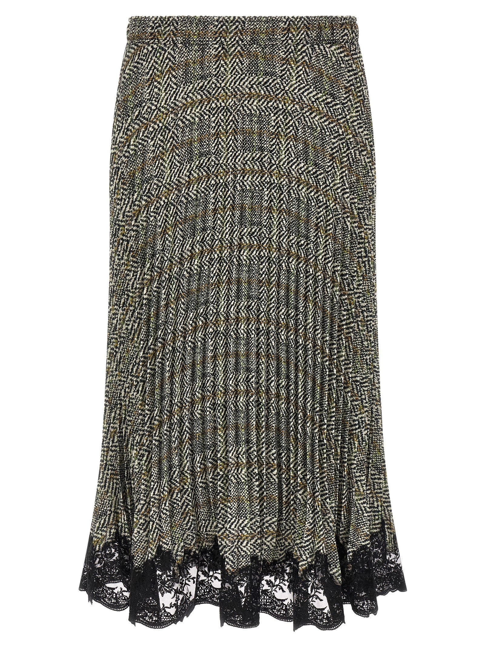 Ermanno Scervino Multicolor Polyester Midi Skirt
