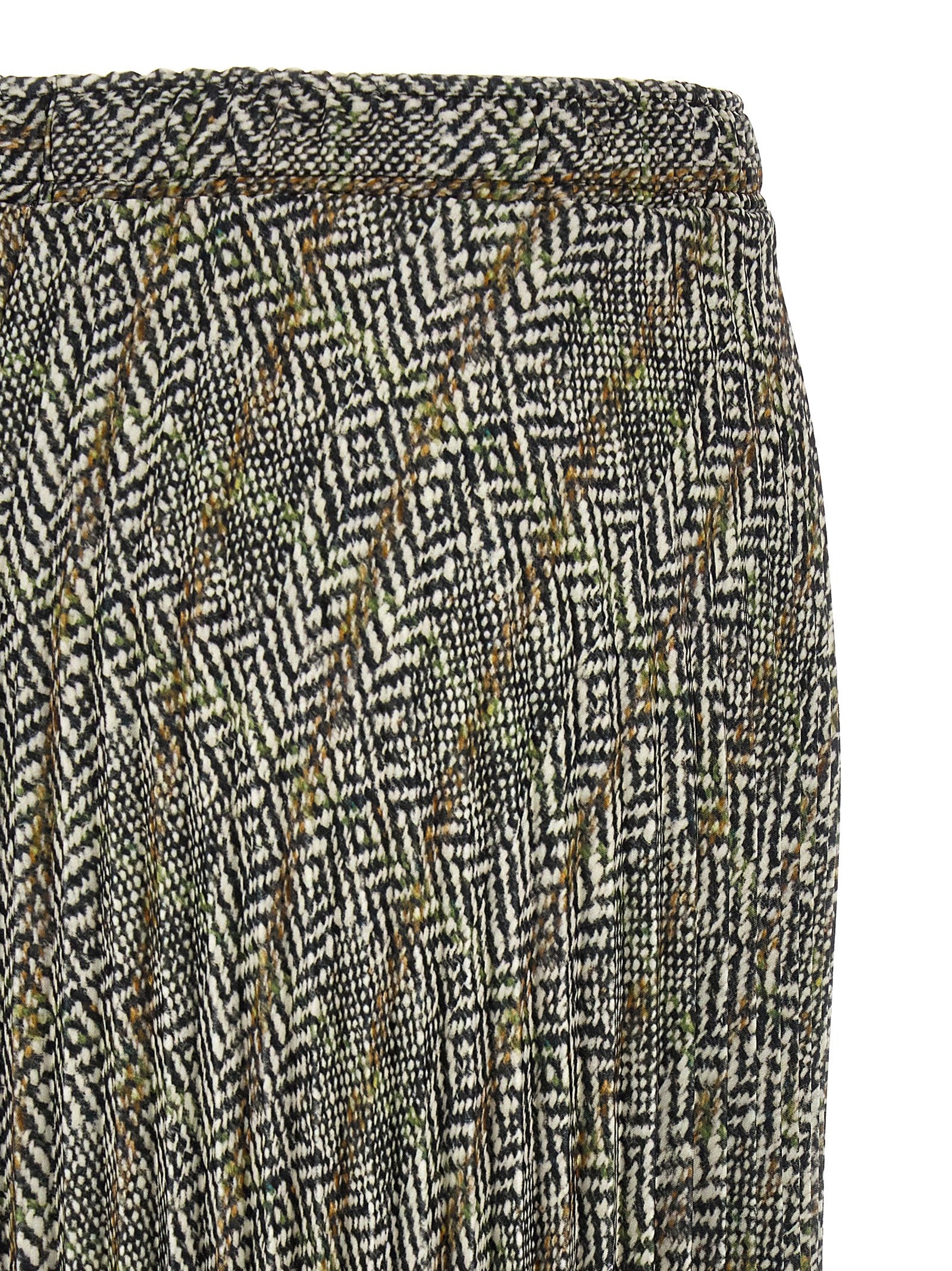Ermanno Scervino Multicolor Polyester Midi Skirt