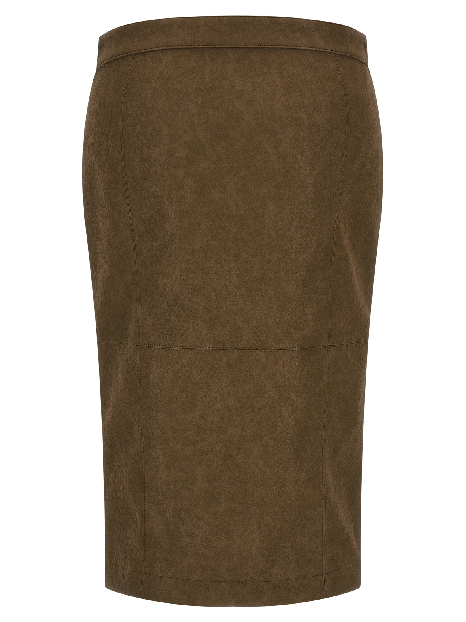 PINKO Brown Viscose Midi Skirt