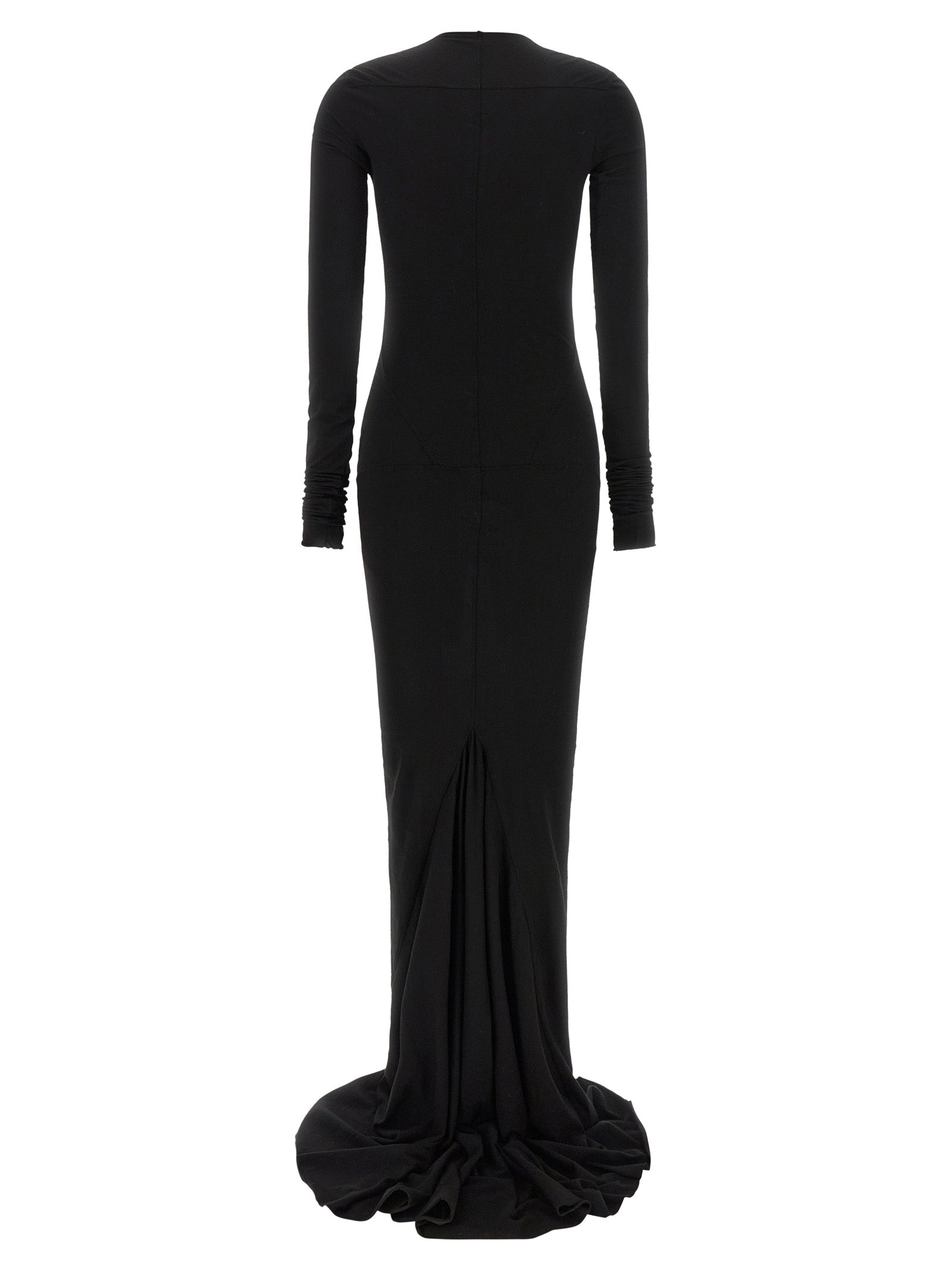 DRKSHDW Black Cotton Long Dress