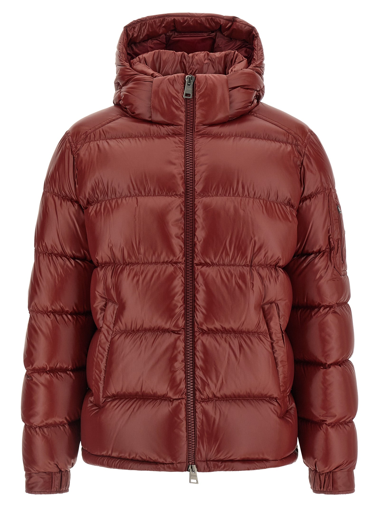 Herno Bordeaux Polyamide Full-Length Jacket