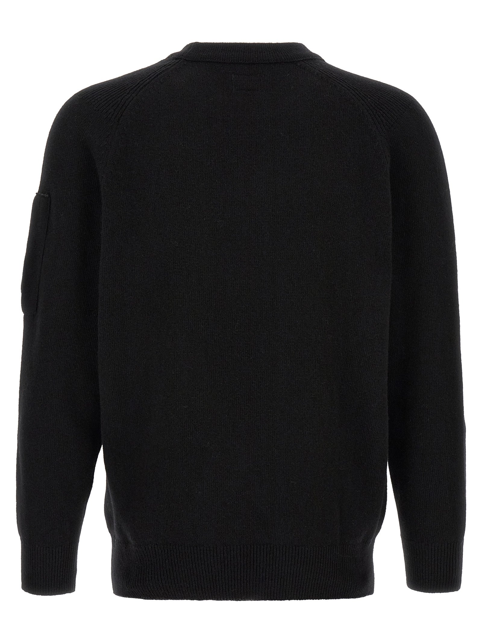 C.P. Company Black Wool Cardigan