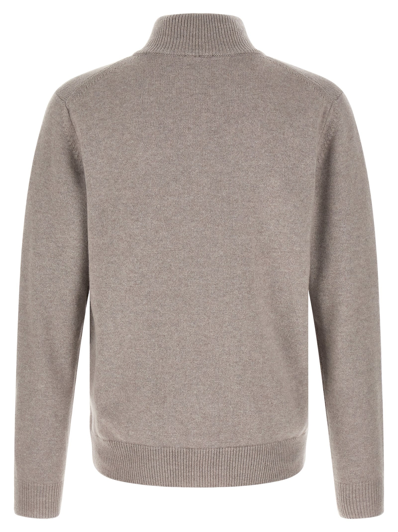 Brioni Beige Cashmere Cardigan