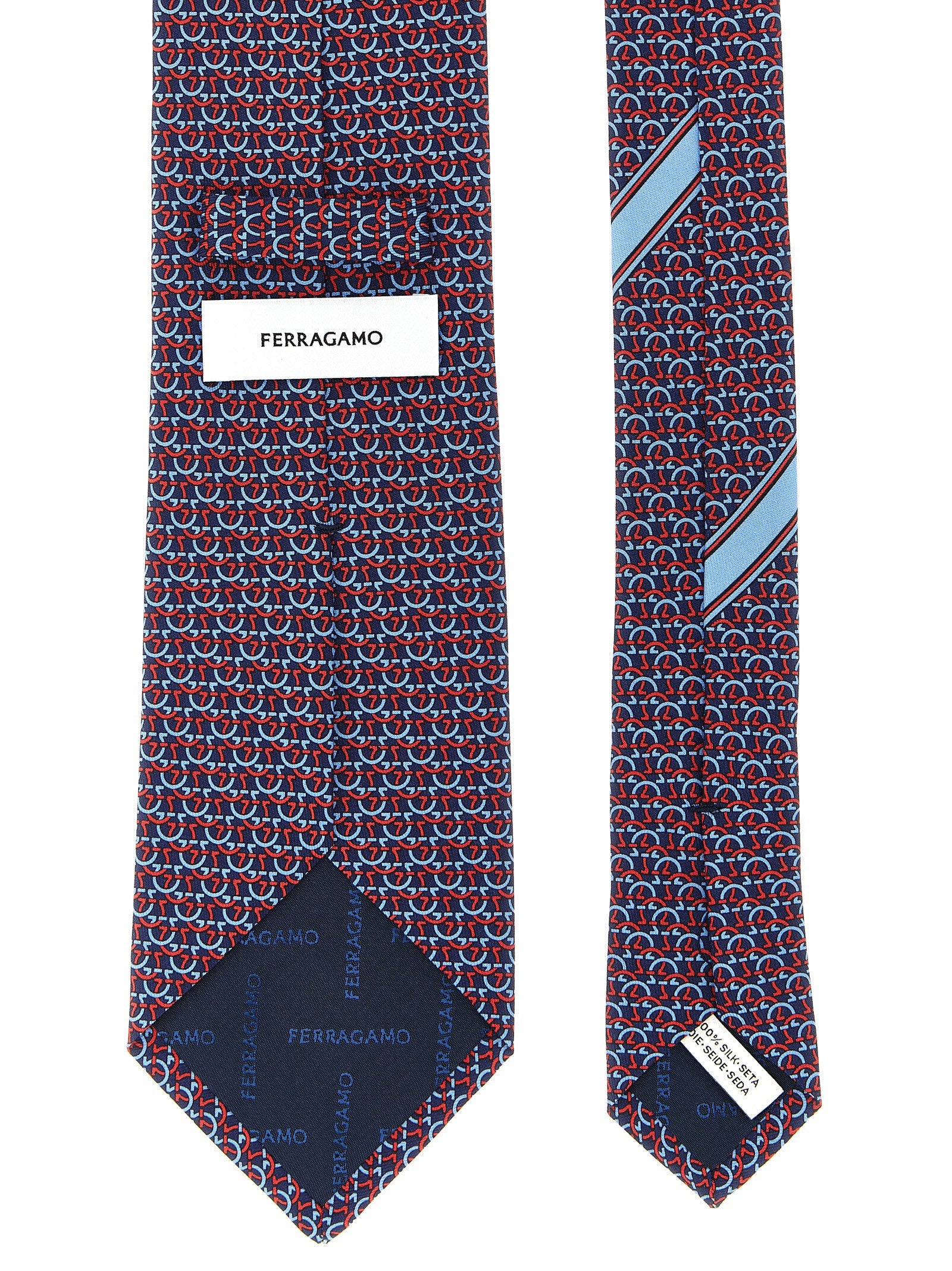Ferragamo Multicolor Silk Scarf