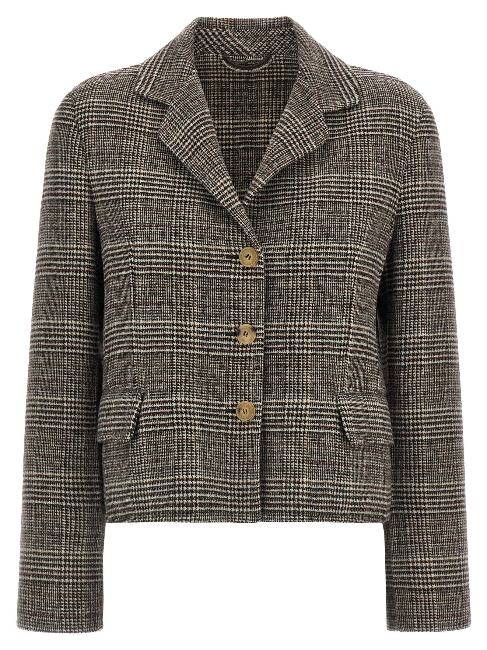 Ermanno Scervino Multicolor Virgin Wool Blazer